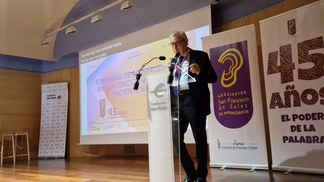 Juan Royo, codirector de las jornadas. Foto Myriam Martínez Juan Royo, codirector de las jornadas. Foto Myriam Martínez