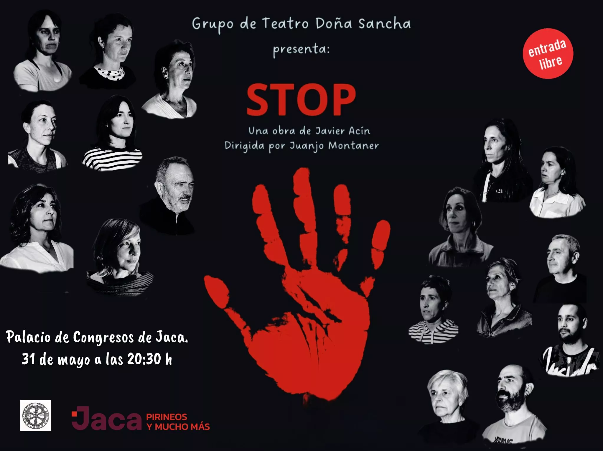 Stop será interpretado este sábado en el Palacio de Congresos de Jaca