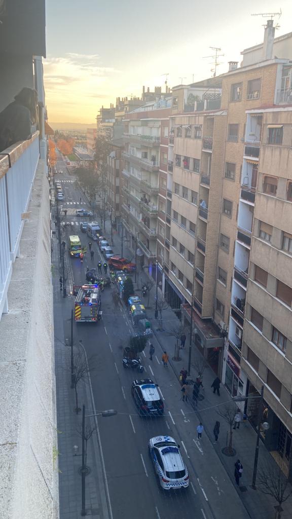 Accidente en la calle Zaragoza 