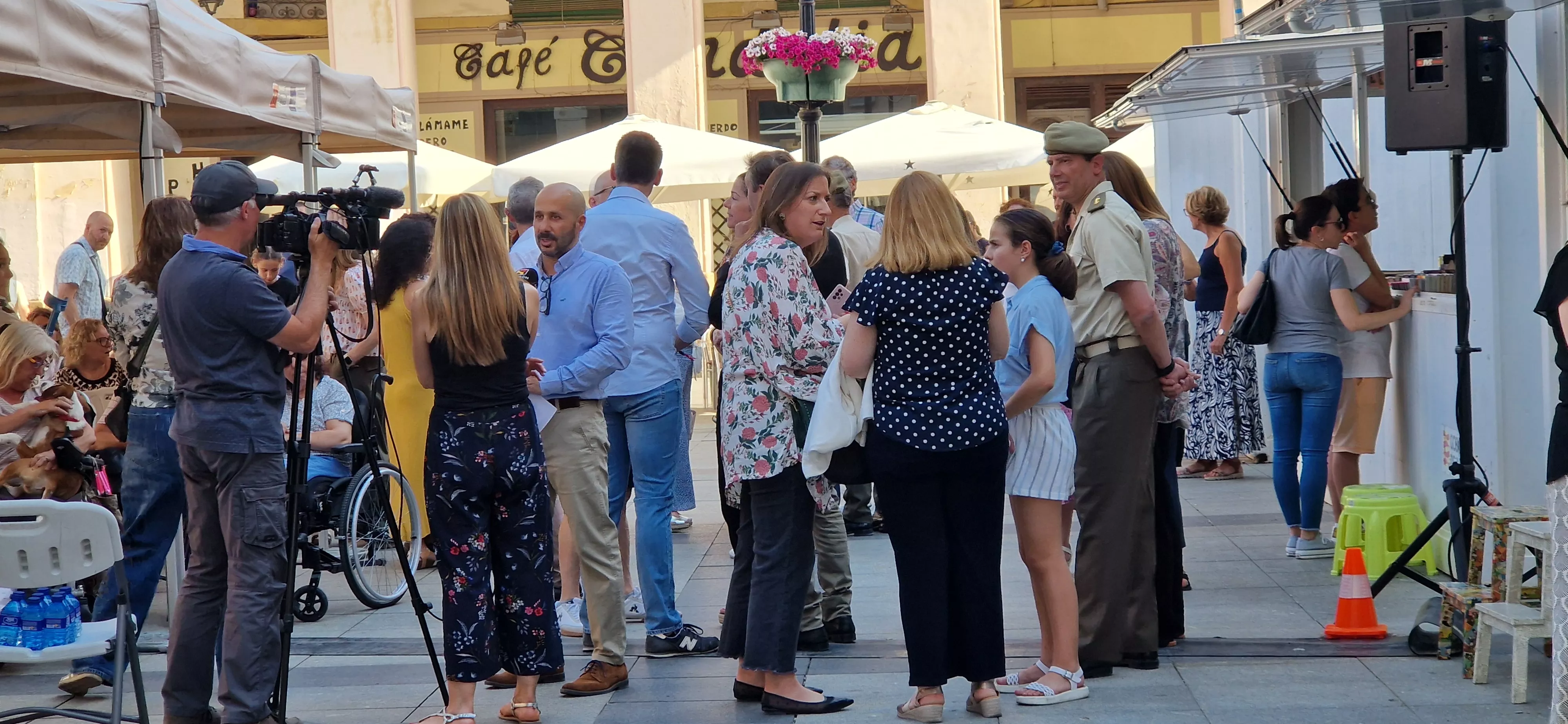 Inauguración de la 41 Feria del Libro de Huesca. Foto Myriam Martínez