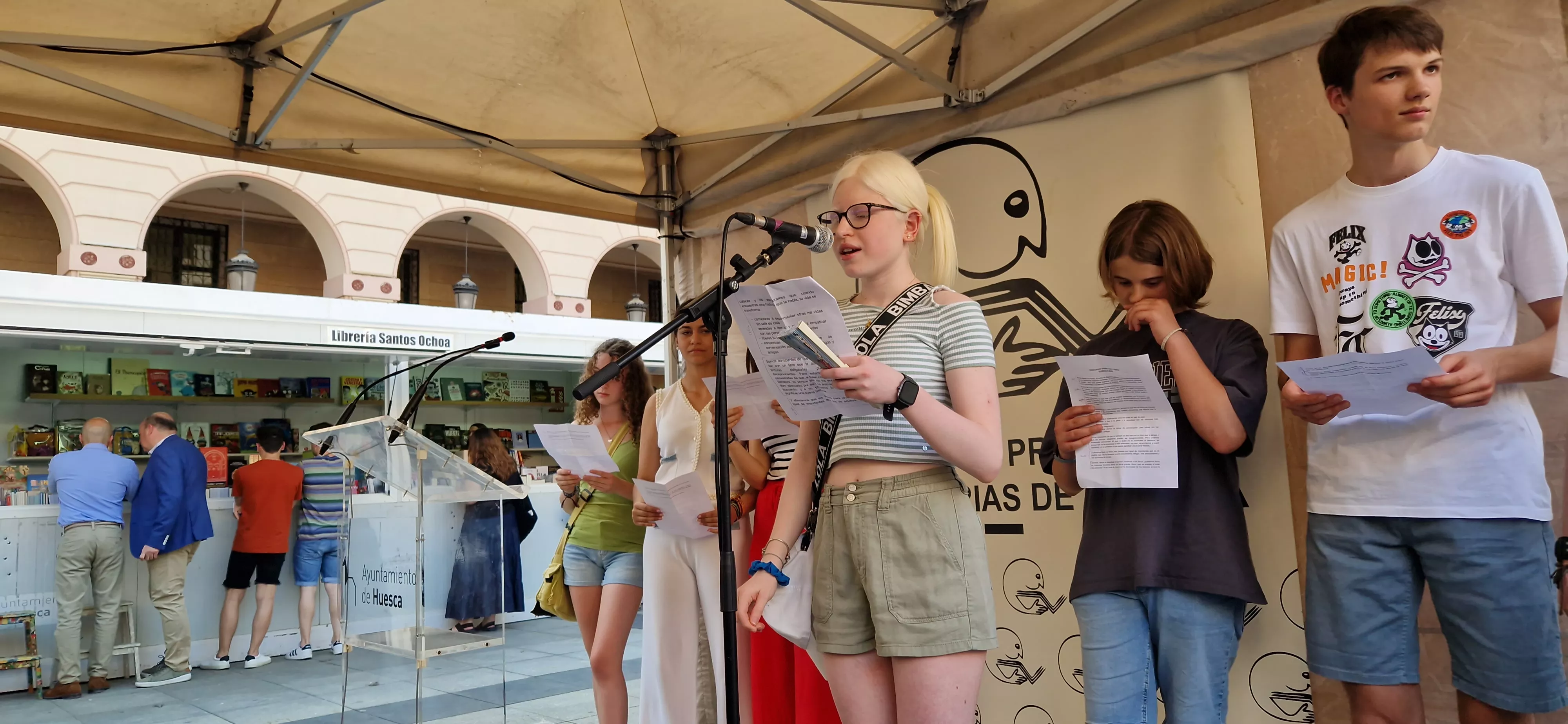 Club Comelibros y Bibliotecas Municipales. Foto Myriam Martínez