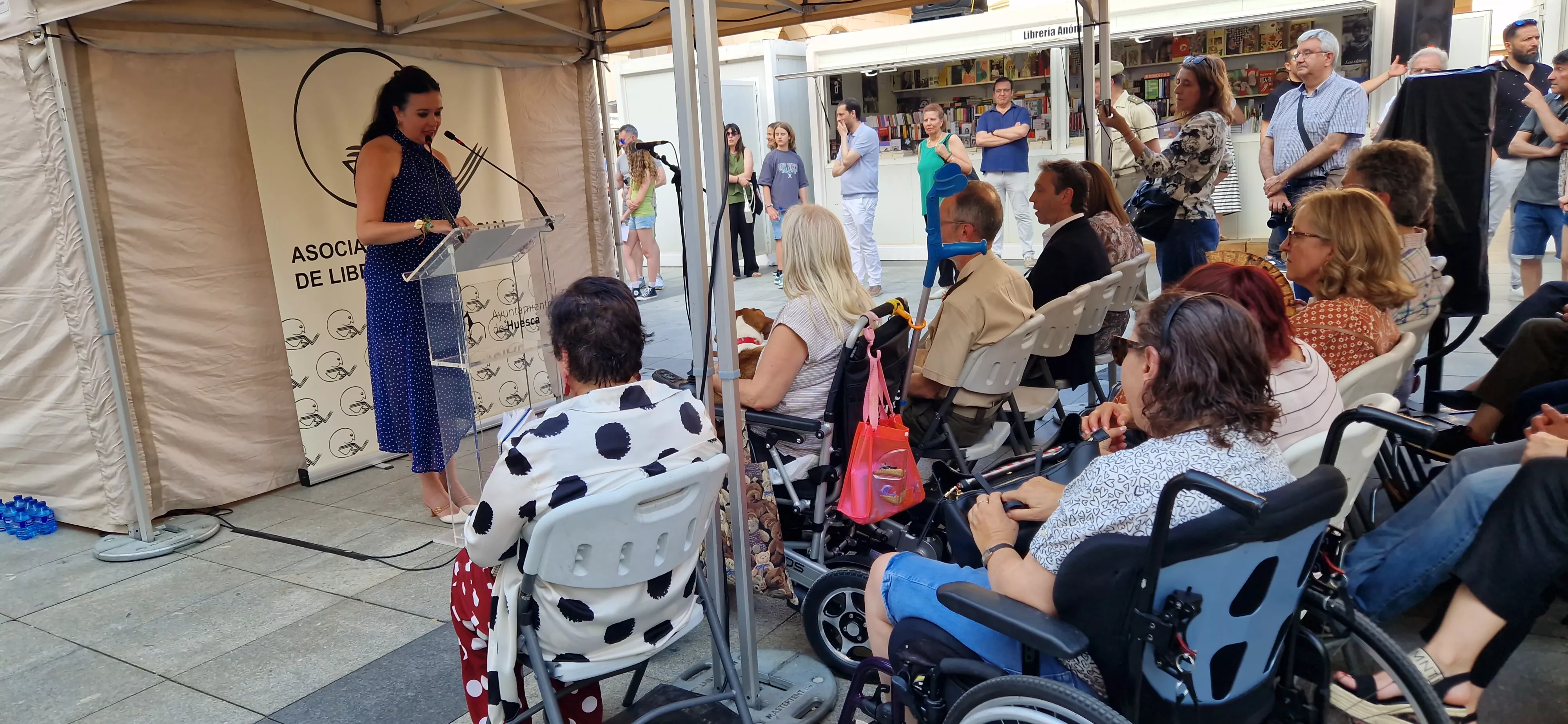 Inauguración de la 41 Feria del Libro de Huesca. Foto Myriam Martínez