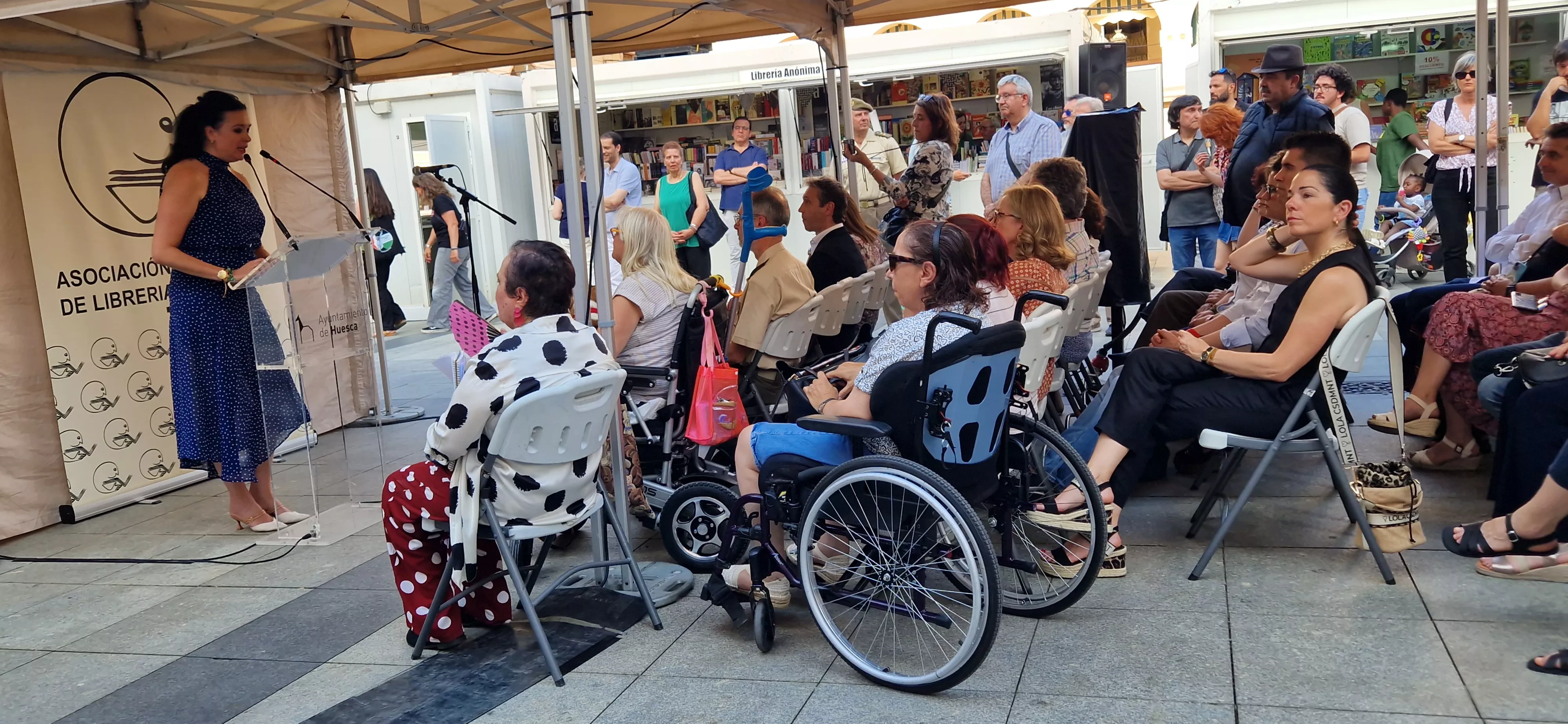 Inauguración de la 41 Feria del Libro de Huesca. Foto Myriam Martínez