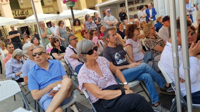 Inauguración de la 41 Feria del Libro de Huesca. Foto Myriam Martínez