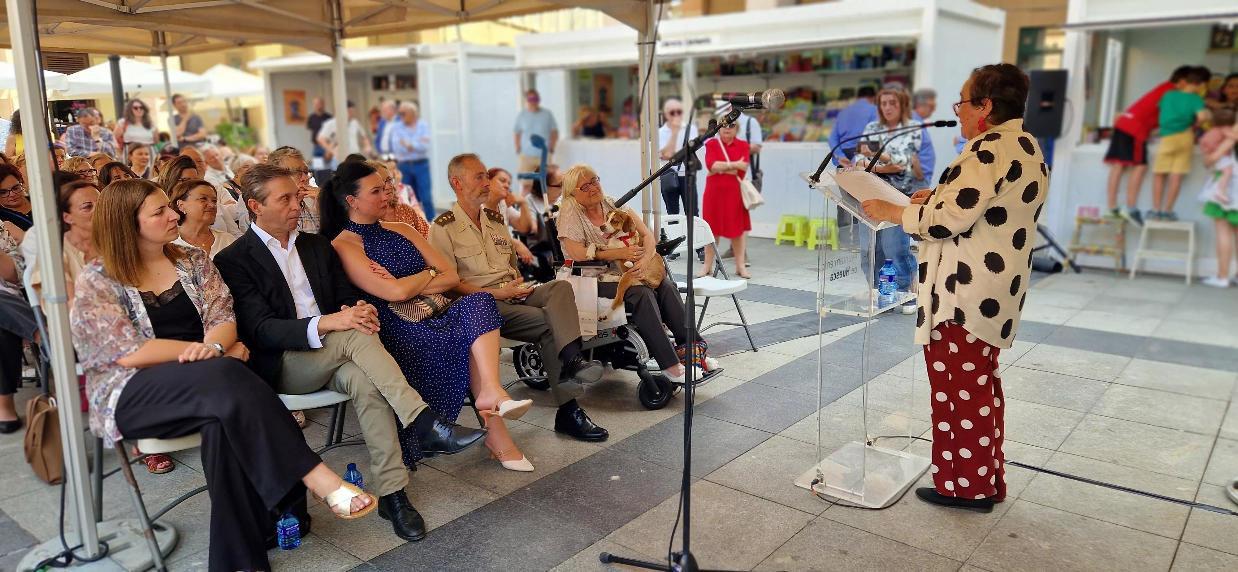 Inauguración de la 41 Feria del Libro de Huesca. Foto Myriam Martínez