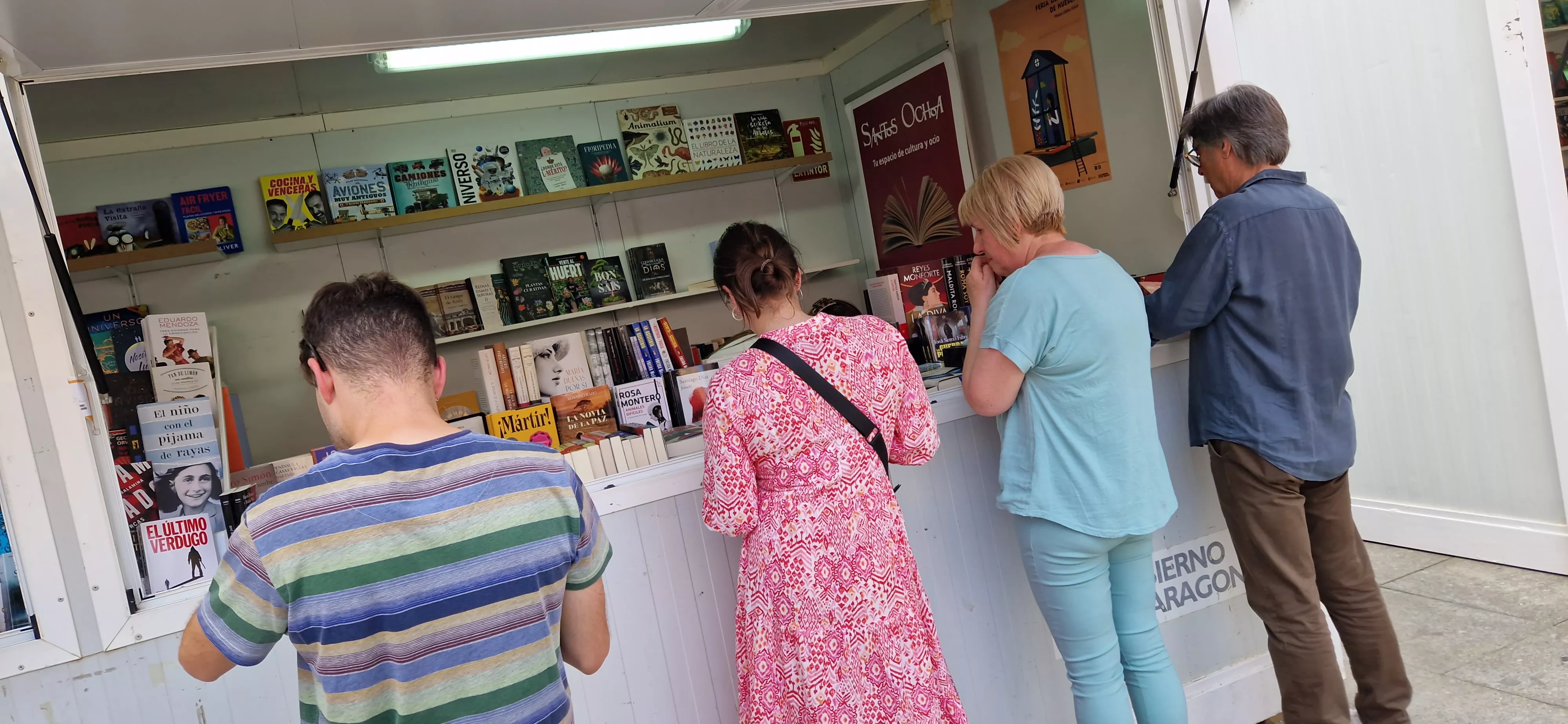 Inauguración de la 41 Feria del Libro de Huesca. Foto Myriam Martínez