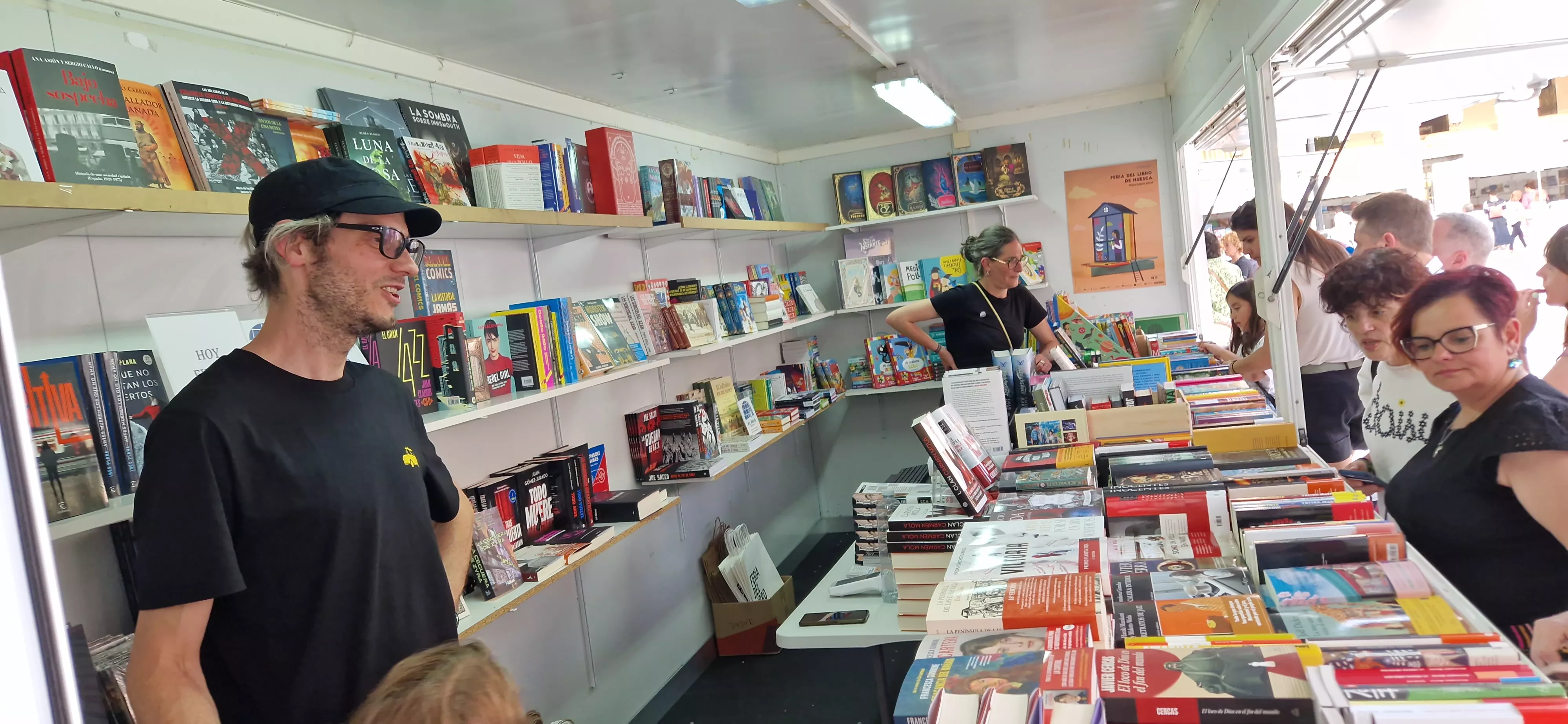 Inauguración de la 41 Feria del Libro de Huesca. Foto Myriam Martínez