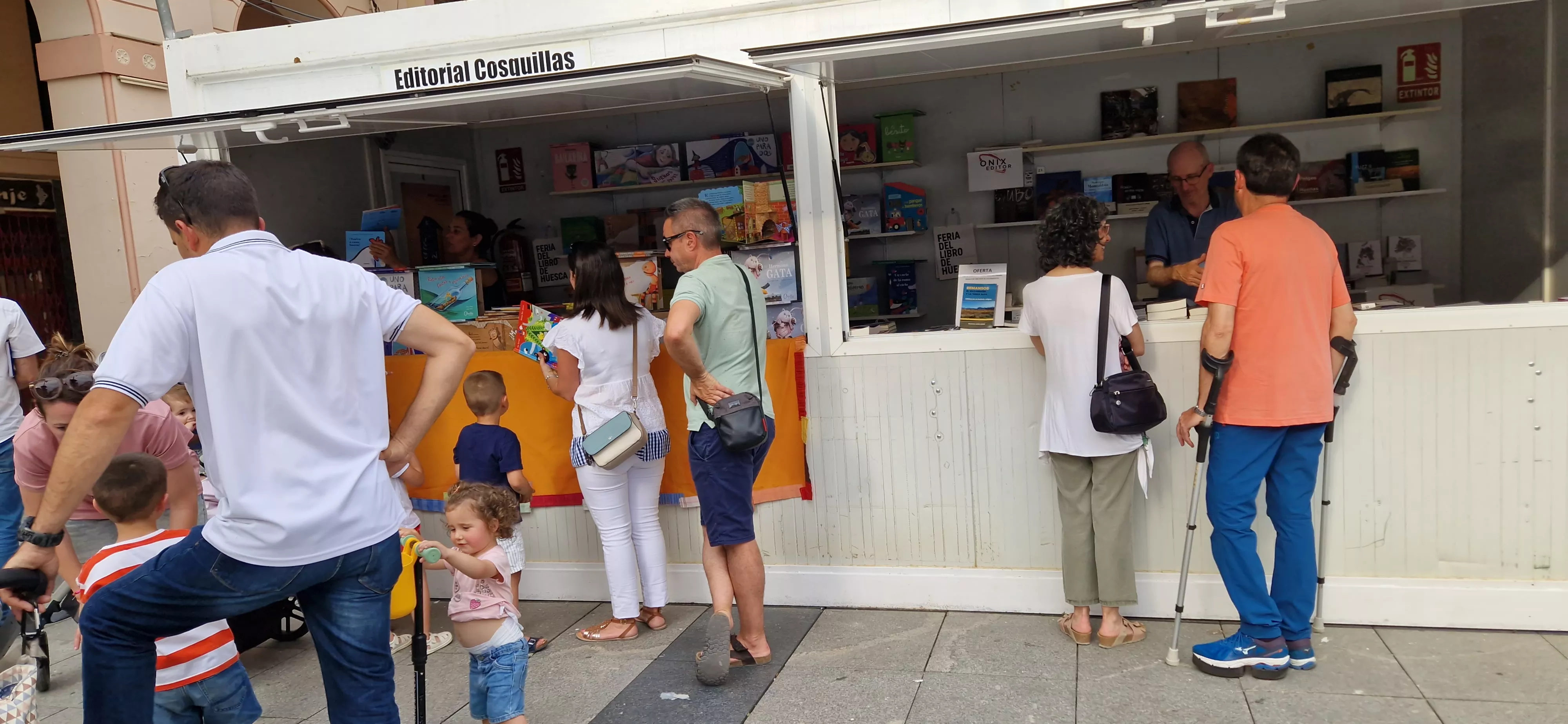 Inauguración de la 41 Feria del Libro de Huesca. Foto Myriam Martínez