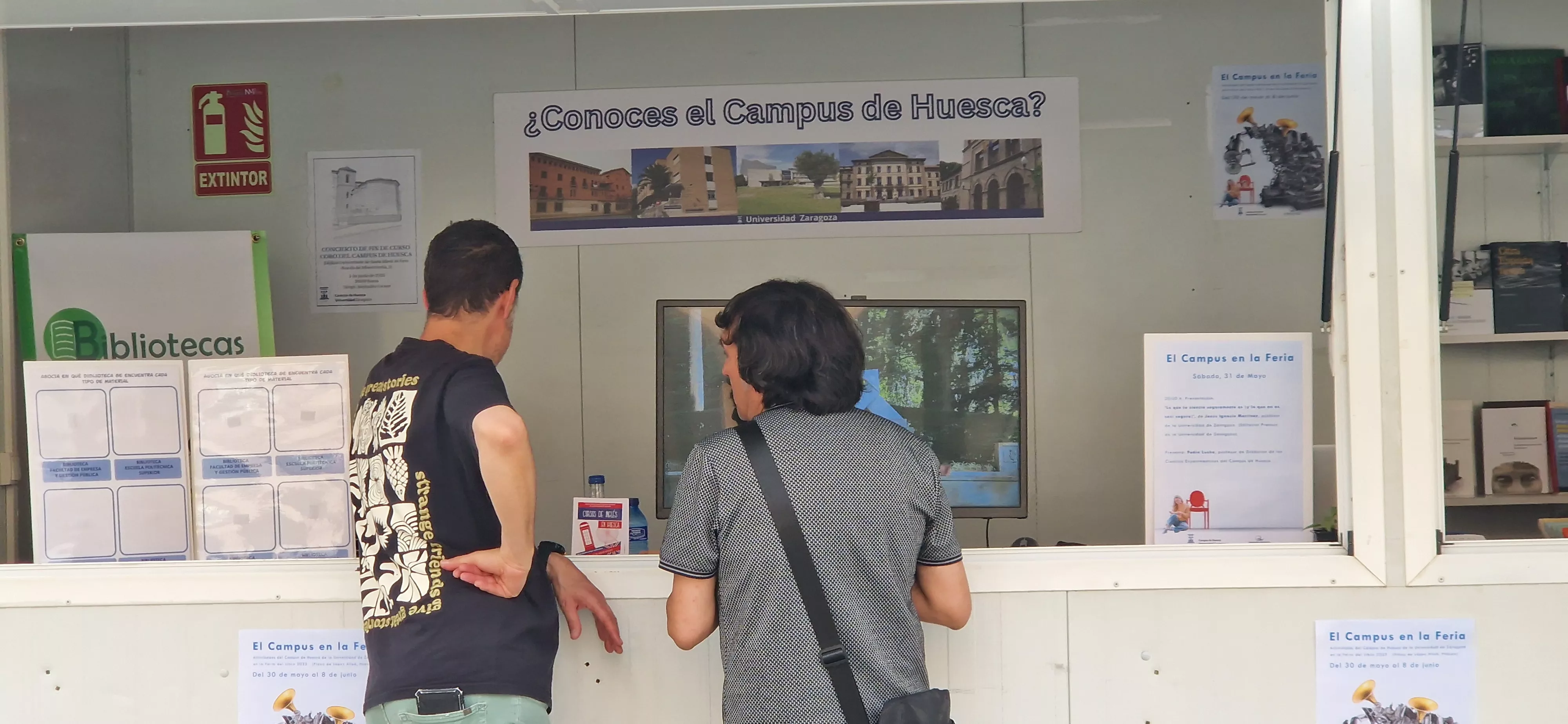 Inauguración de la 41 Feria del Libro de Huesca. Foto Myriam Martínez