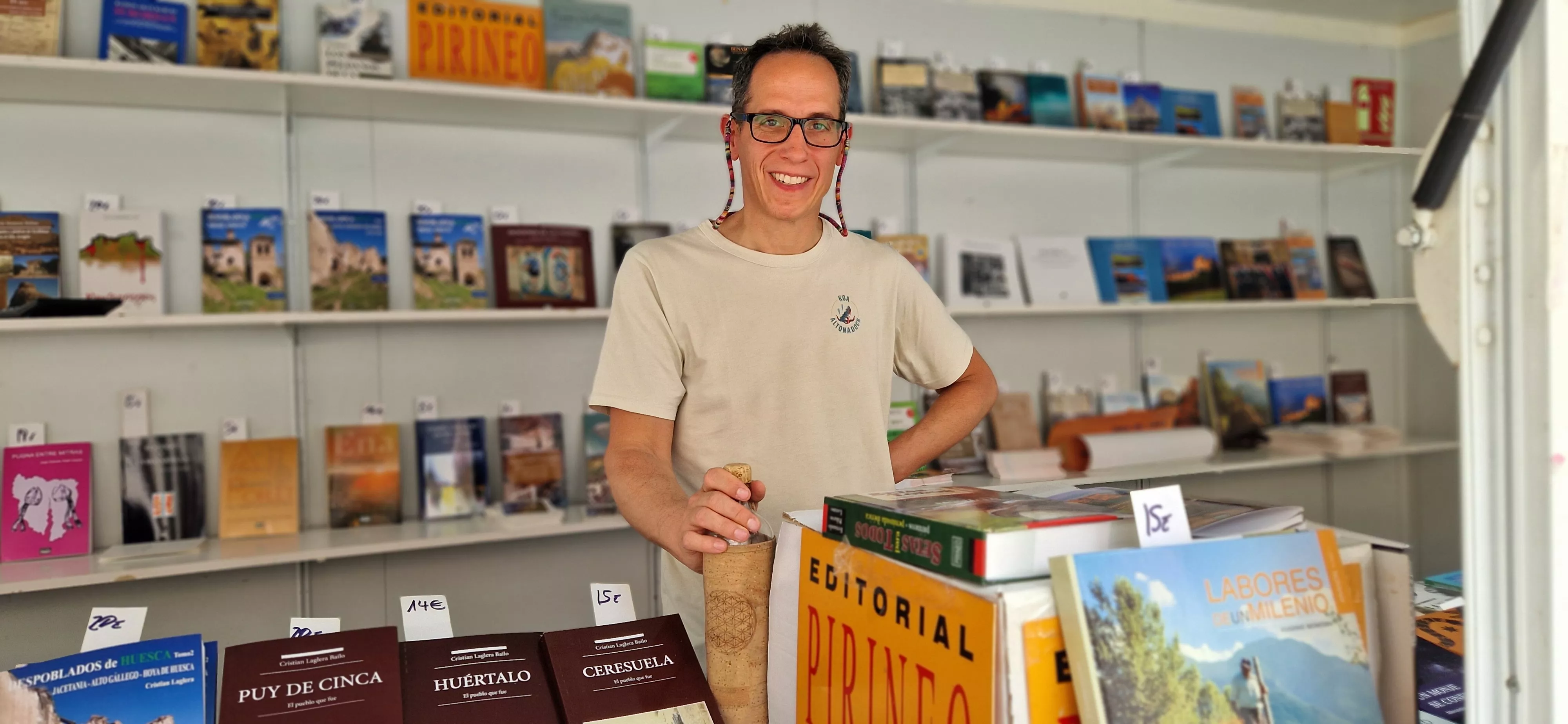 Inauguración de la 41 Feria del Libro de Huesca. Foto Myriam Martínez