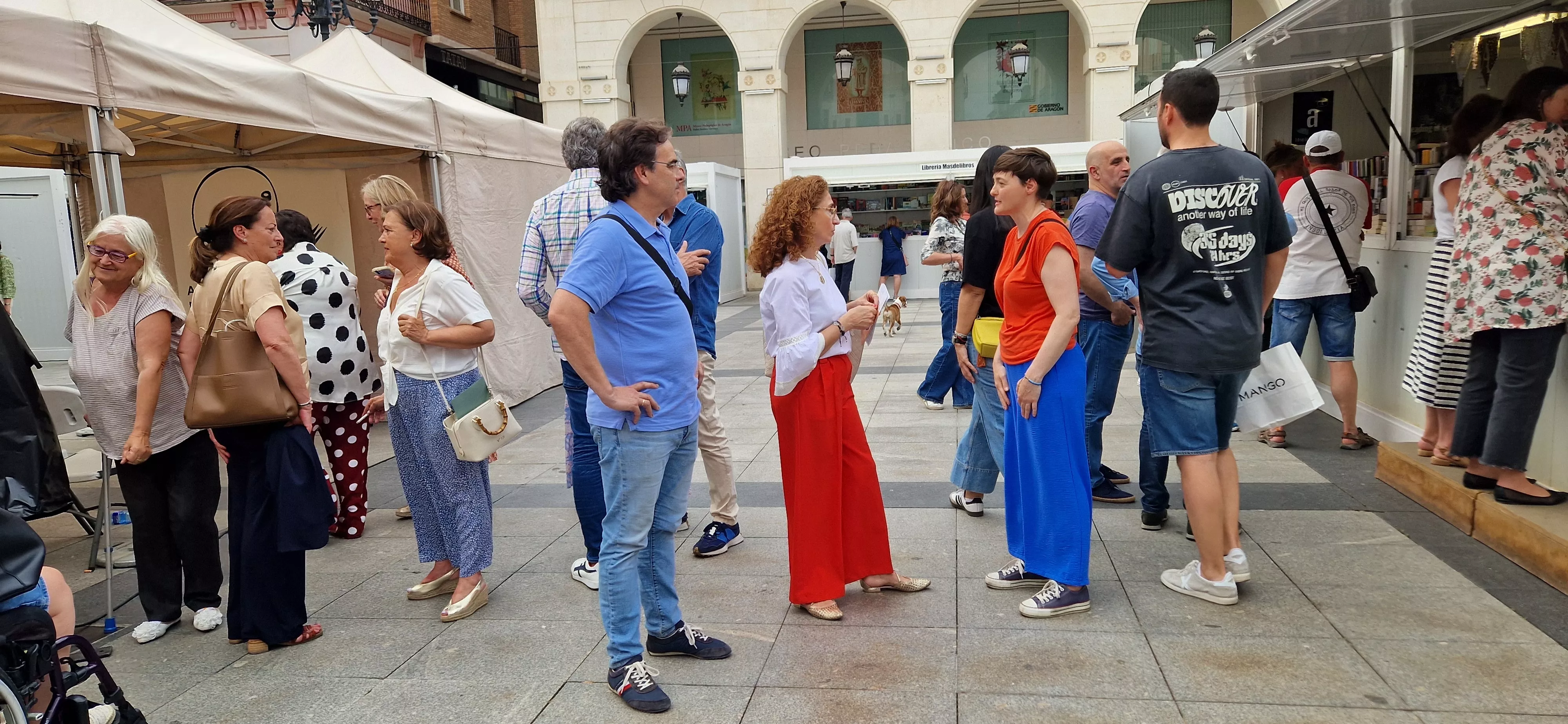Inauguración de la 41 Feria del Libro de Huesca. Foto Myriam Martínez