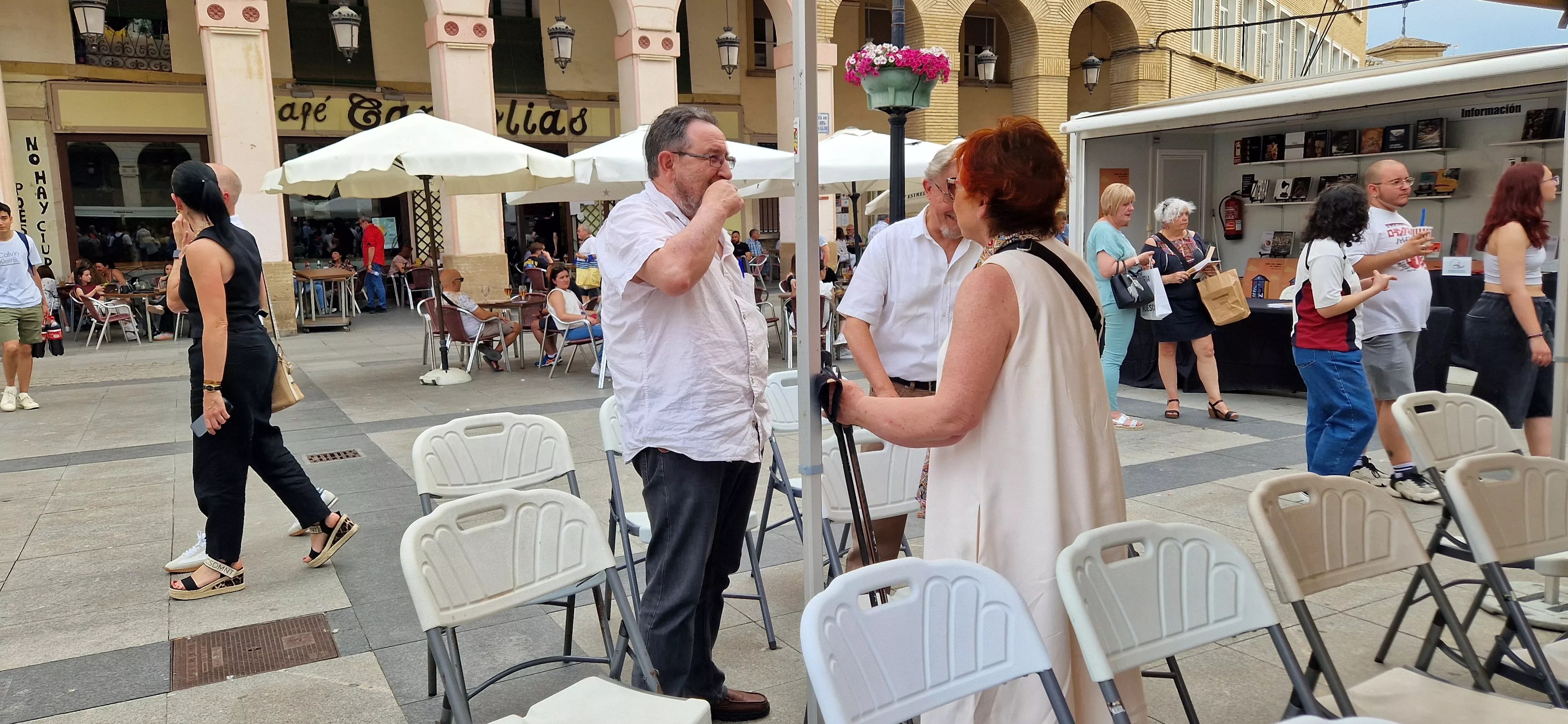Inauguración de la 41 Feria del Libro de Huesca. Foto Myriam Martínez