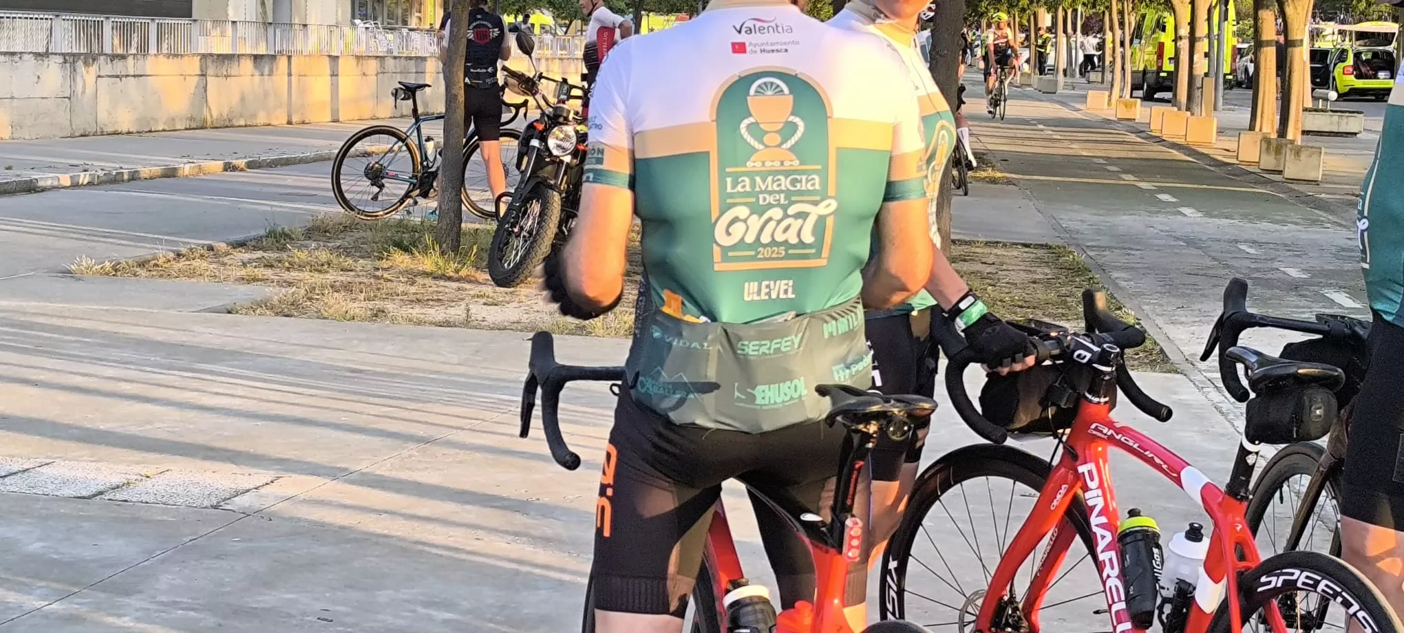 Carrera ciclista del Grial. Foto Joaquín Santafé