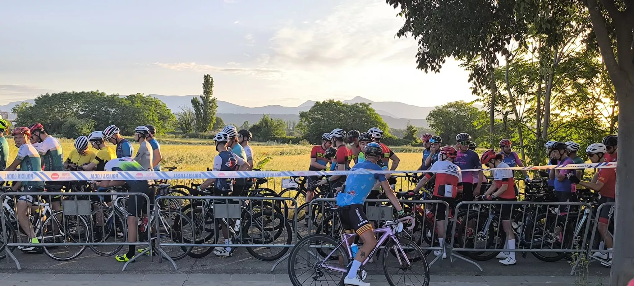 Carrera ciclista del Grial. Foto Joaquín Santafé