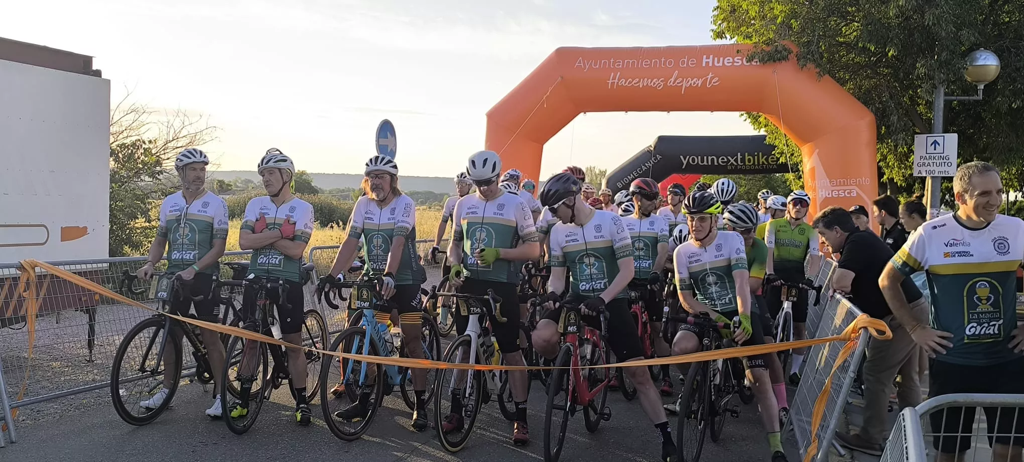 Carrera ciclista del Grial. Foto Joaquín Santafé