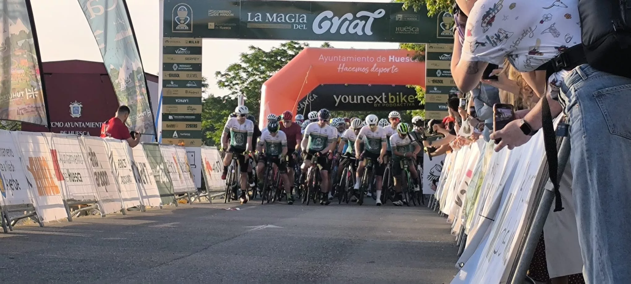 Carrera ciclista del Grial. Foto Joaquín Santafé