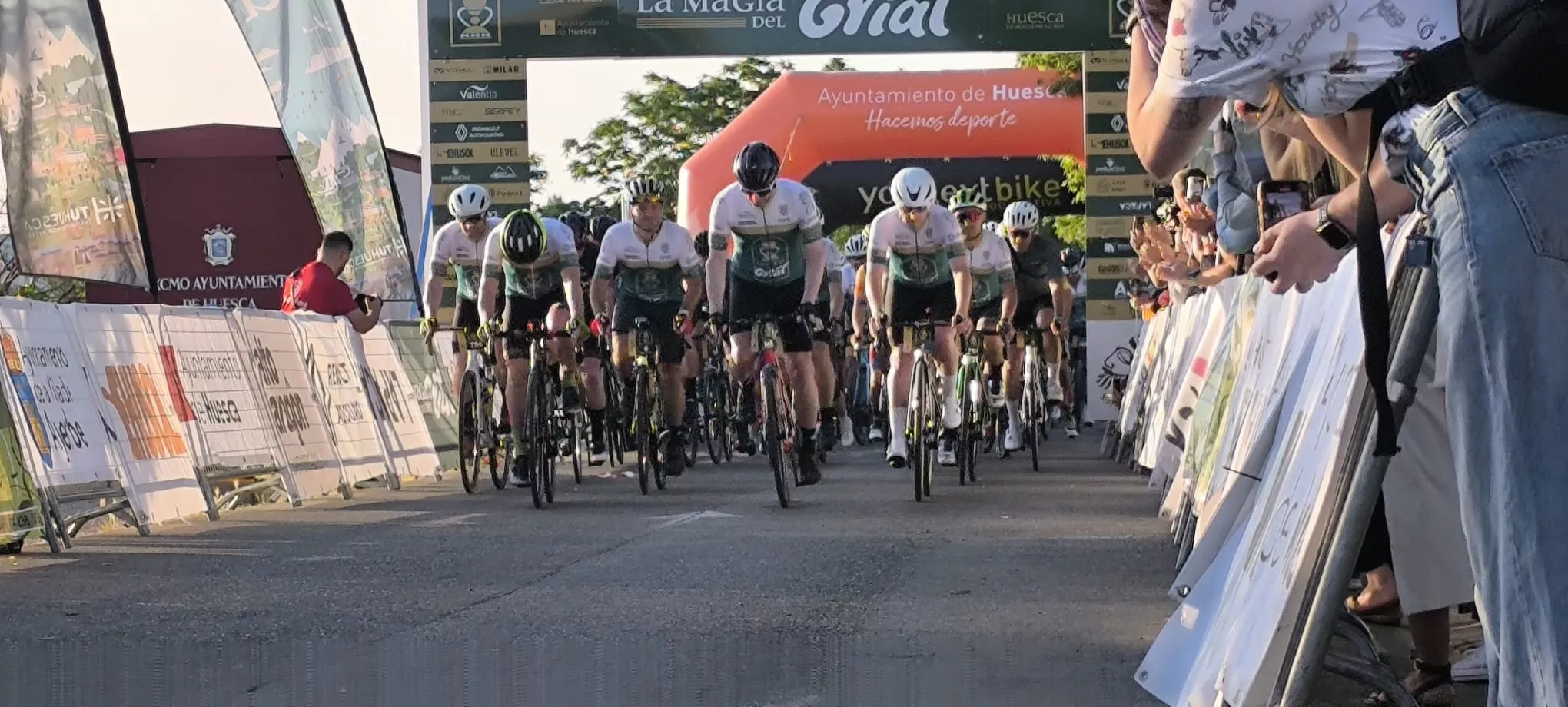 Carrera ciclista del Grial. Foto Joaquín Santafé