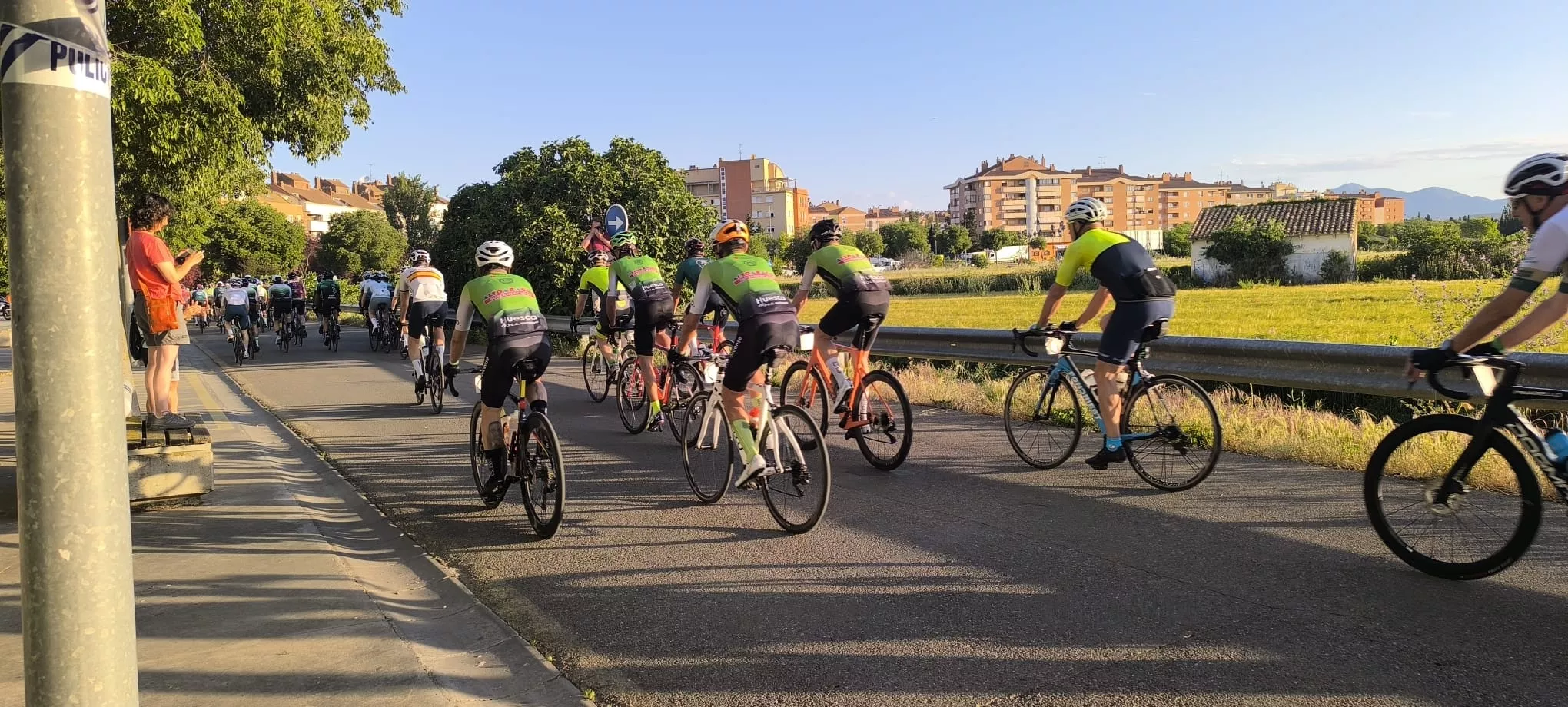 Carrera ciclista del Grial. Foto Joaquín Santafé
