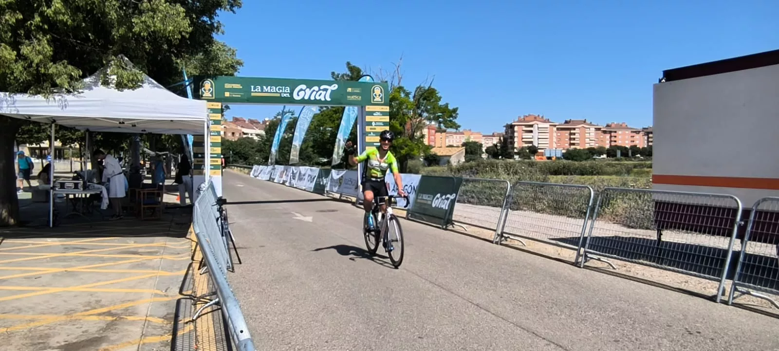 Carrera ciclista del Grial. Foto Joaquín Santafé