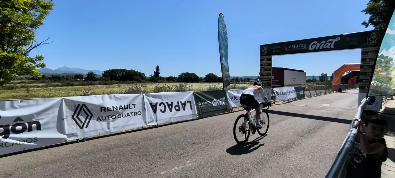 Carrera ciclista del Grial. Foto Joaquín Santafé