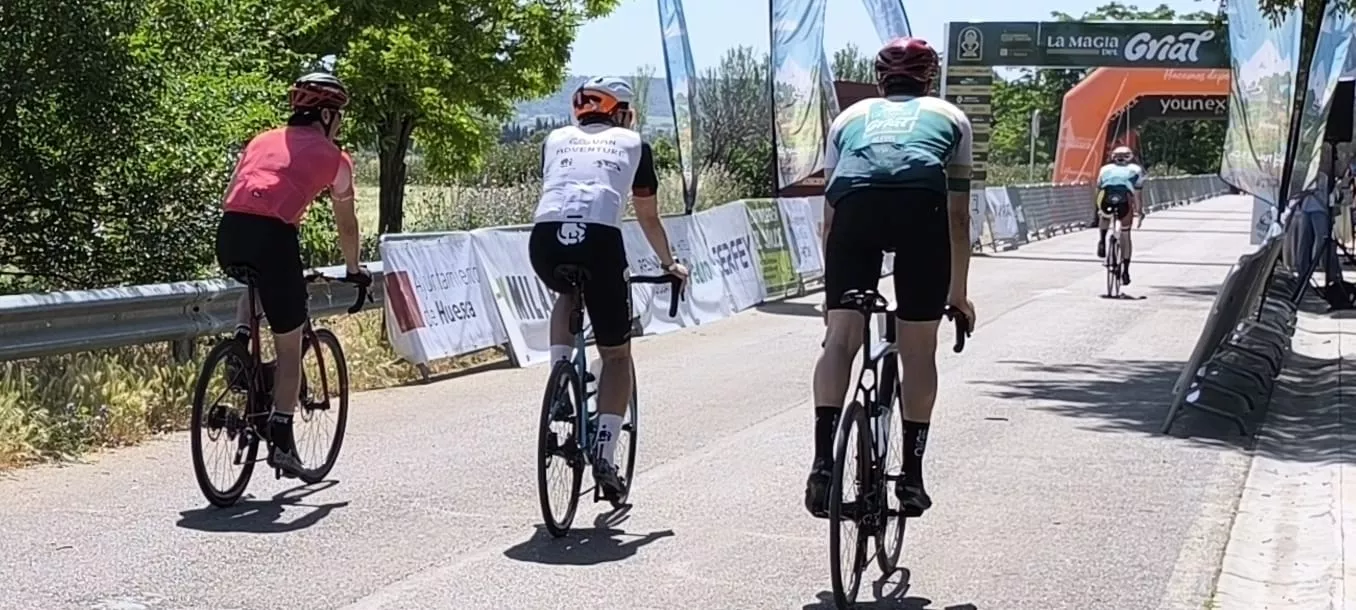 Carrera ciclista del Grial. Foto Joaquín Santafé