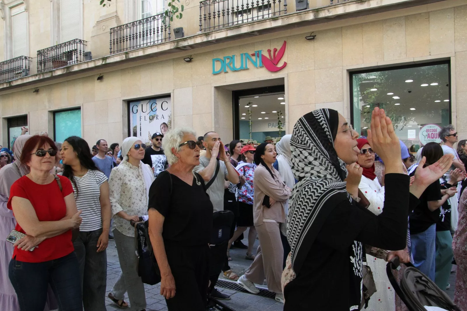  Manifestación convocada por 'Huesca con Palestina'. Foto Carlos Neofato