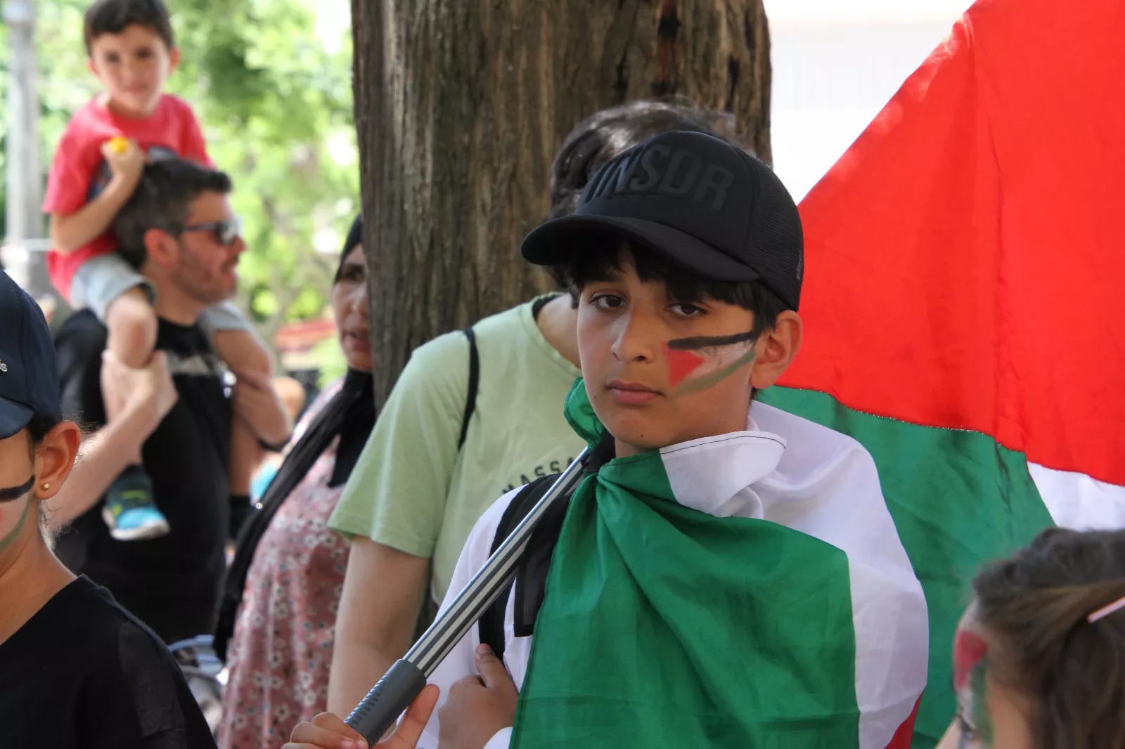  Manifestación convocada por 'Huesca con Palestina'. Foto Carlos Neofato