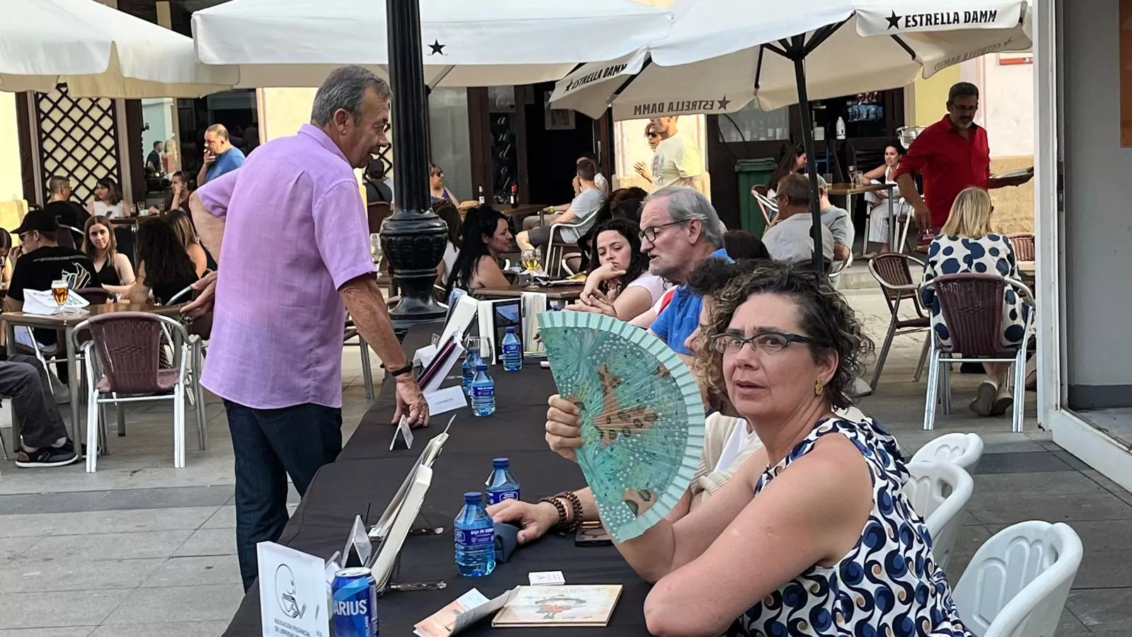 Jornada de sábado en la Feria del Libro de Huesca. Foto Mercedes Manterola
