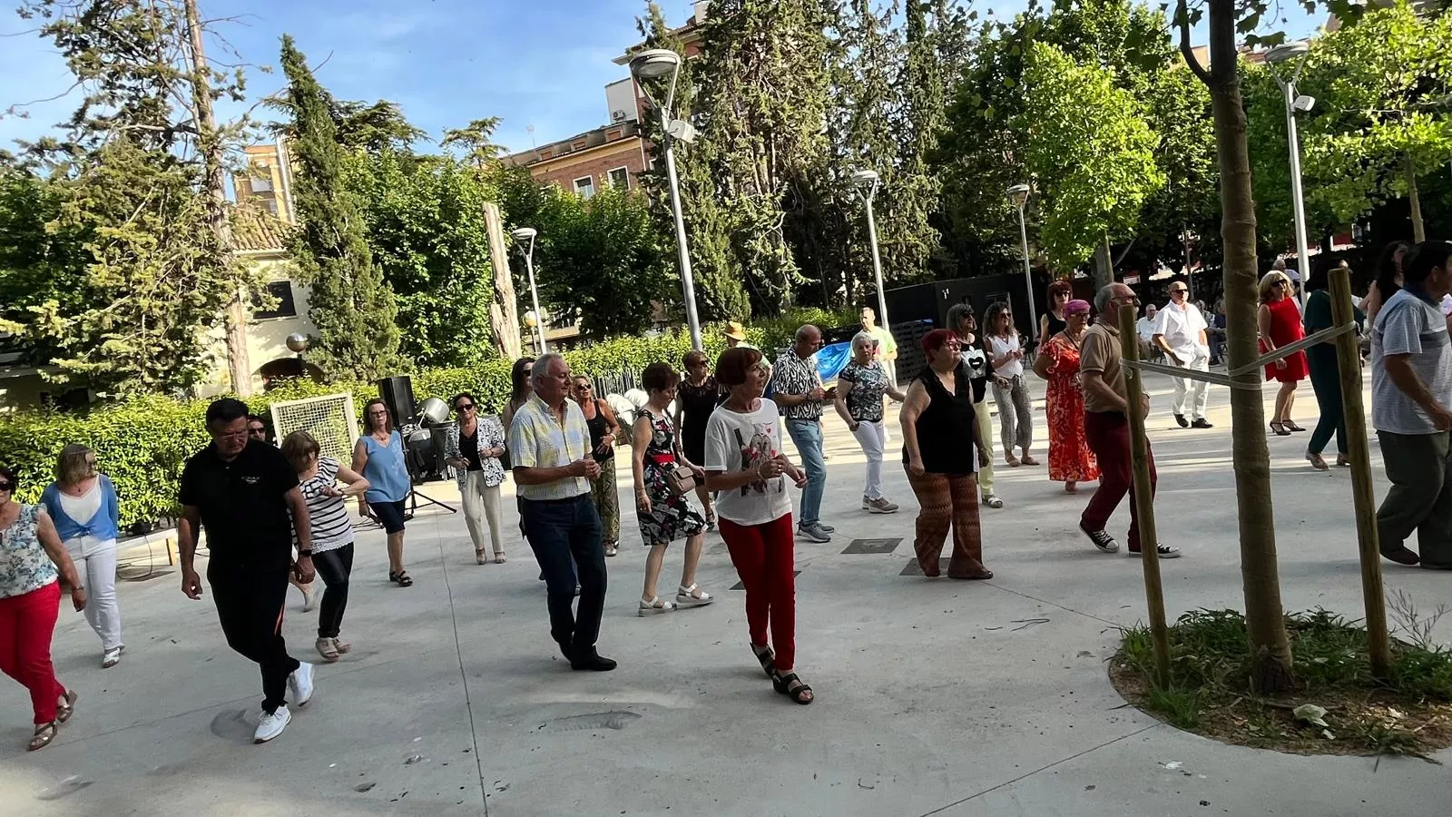 Nueva jornada del programa Sácame a Bailar en versión Jardín de Verano. Foto Mercedes Manterola