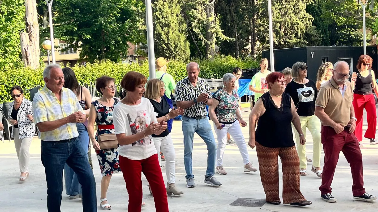 Nueva jornada del programa Sácame a Bailar en versión Jardín de Verano. Foto Mercedes Manterola