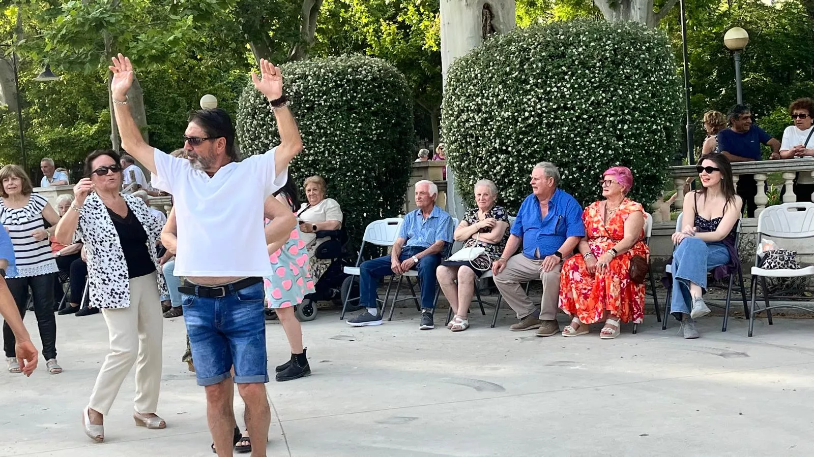 Nueva jornada del programa Sácame a Bailar en versión Jardín de Verano. Foto Mercedes Manterola