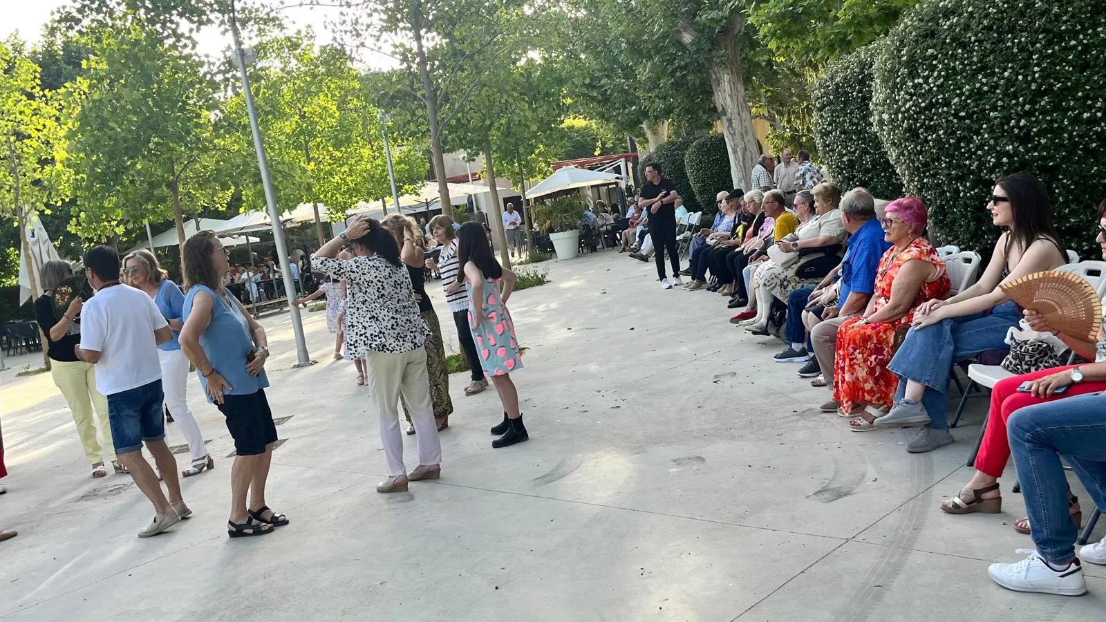 Nueva jornada del programa Sácame a Bailar en versión Jardín de Verano. Foto Mercedes Manterola