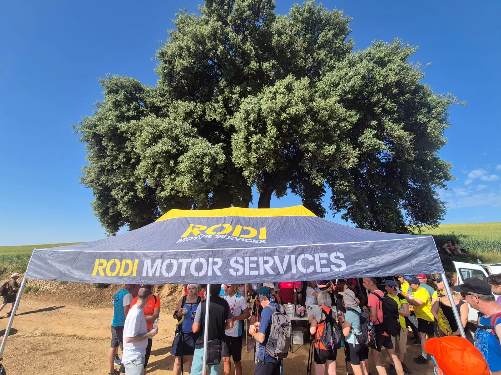 Marcha La Sotonera Pueblo a Pueblo de Plasencia del Monte a Bolea. Foto Juanlu Herrero