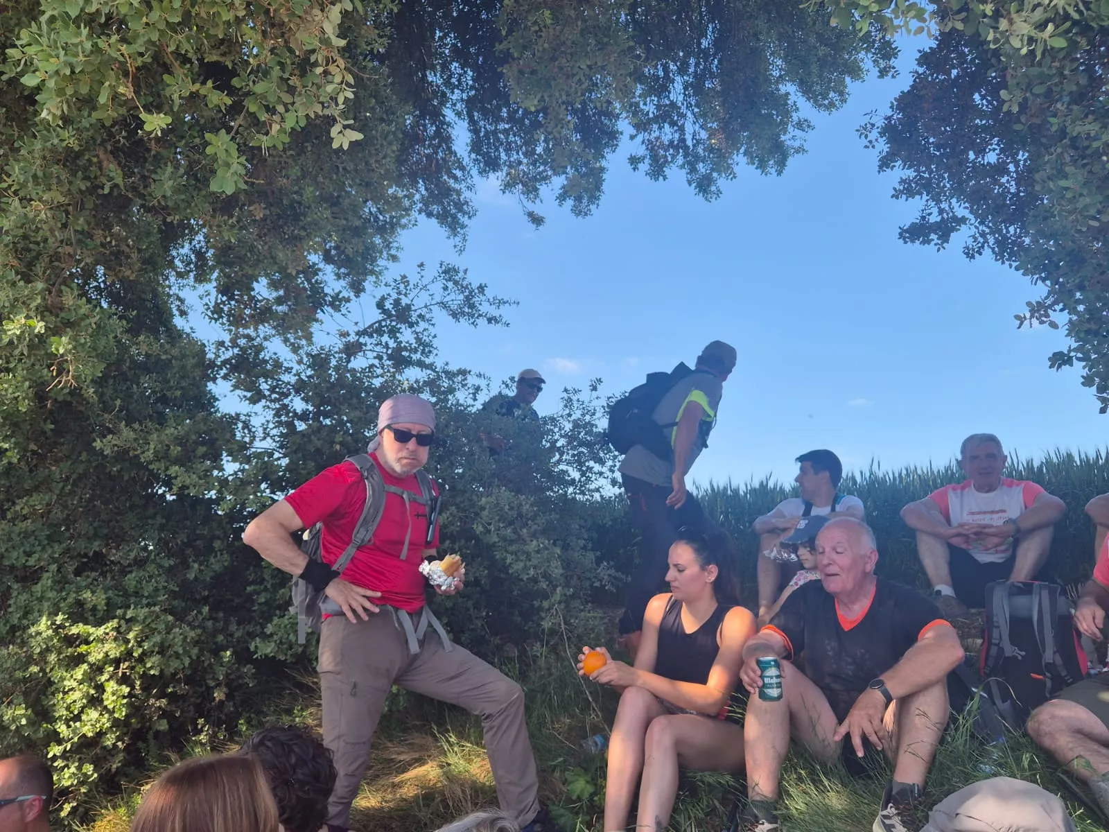 Marcha La Sotonera Pueblo a Pueblo de Plasencia del Monte a Bolea. Foto Juanlu Herrero