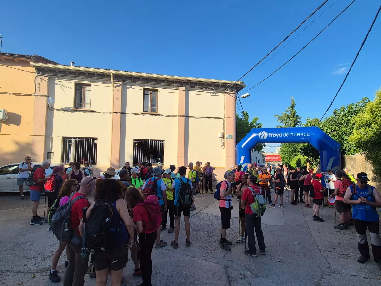 Marcha La Sotonera Pueblo a Pueblo de Plasencia del Monte a Bolea. Foto Juanlu Herrero