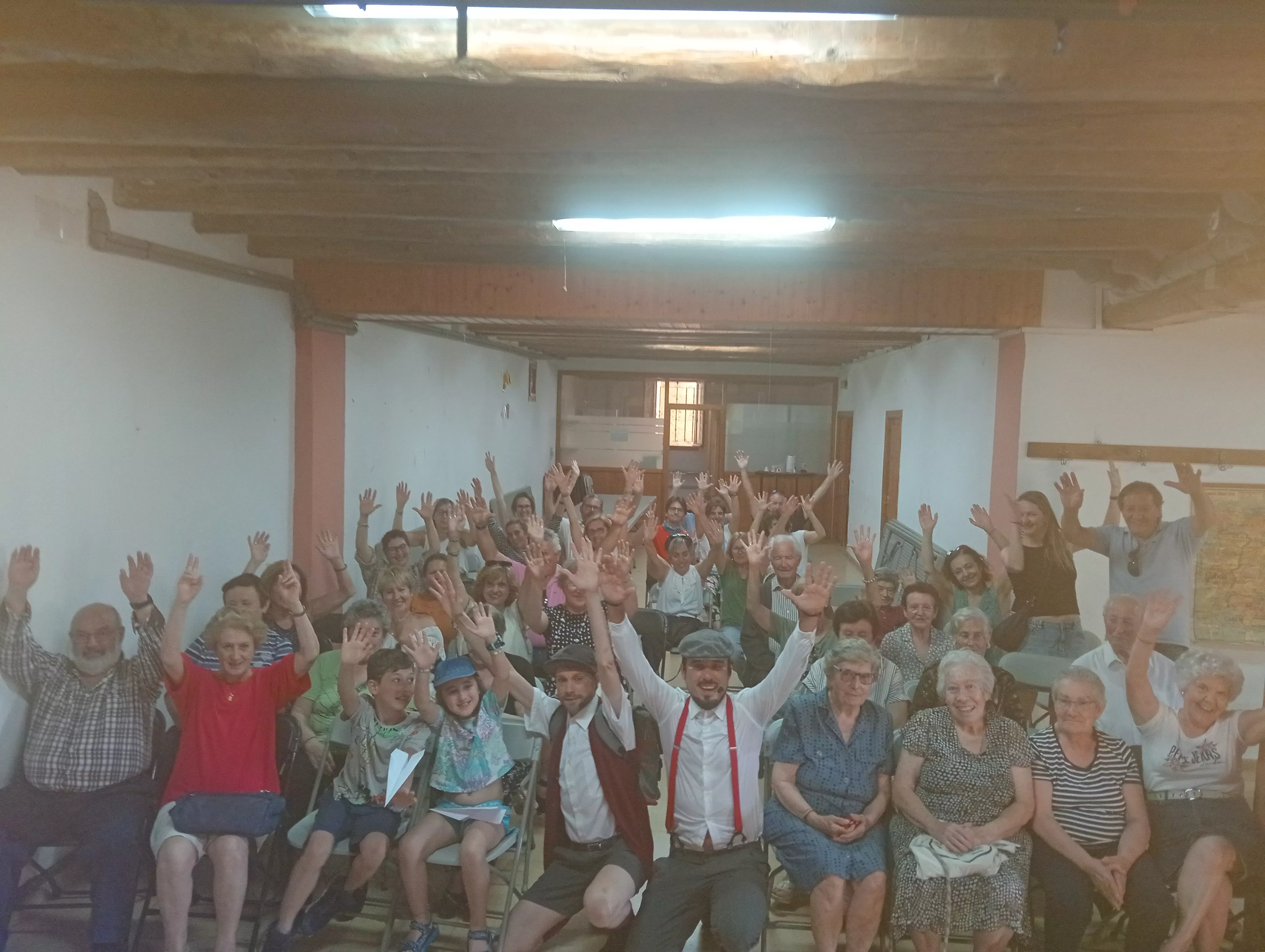 Celebración de los 100 años de la escuela de Biscarrués.