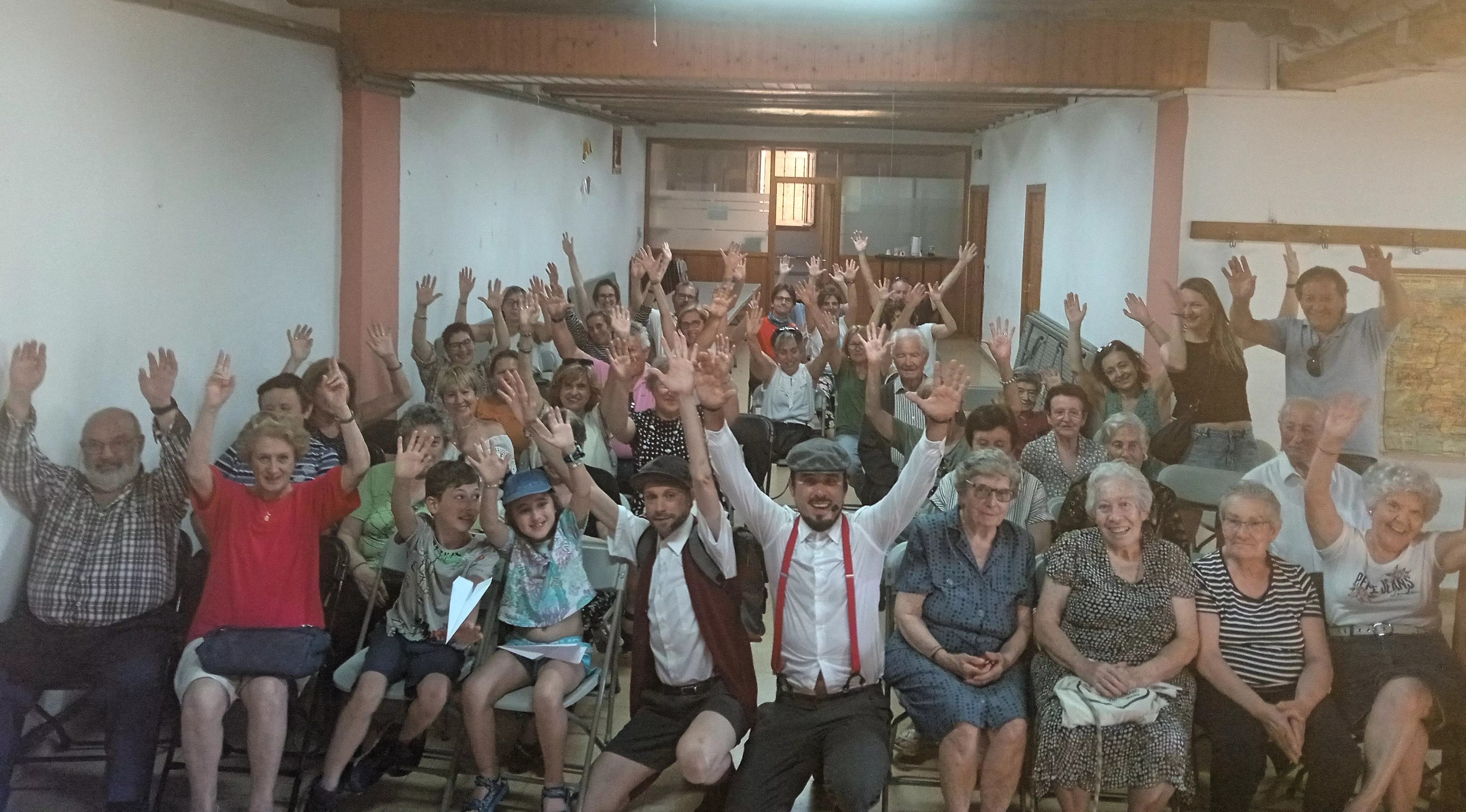 Celebración de los 100 años de la escuela de Biscarrués.