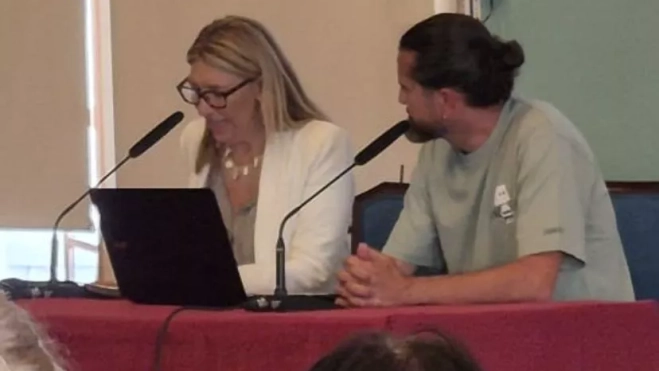 Marta Escartín y Javier Moraleda