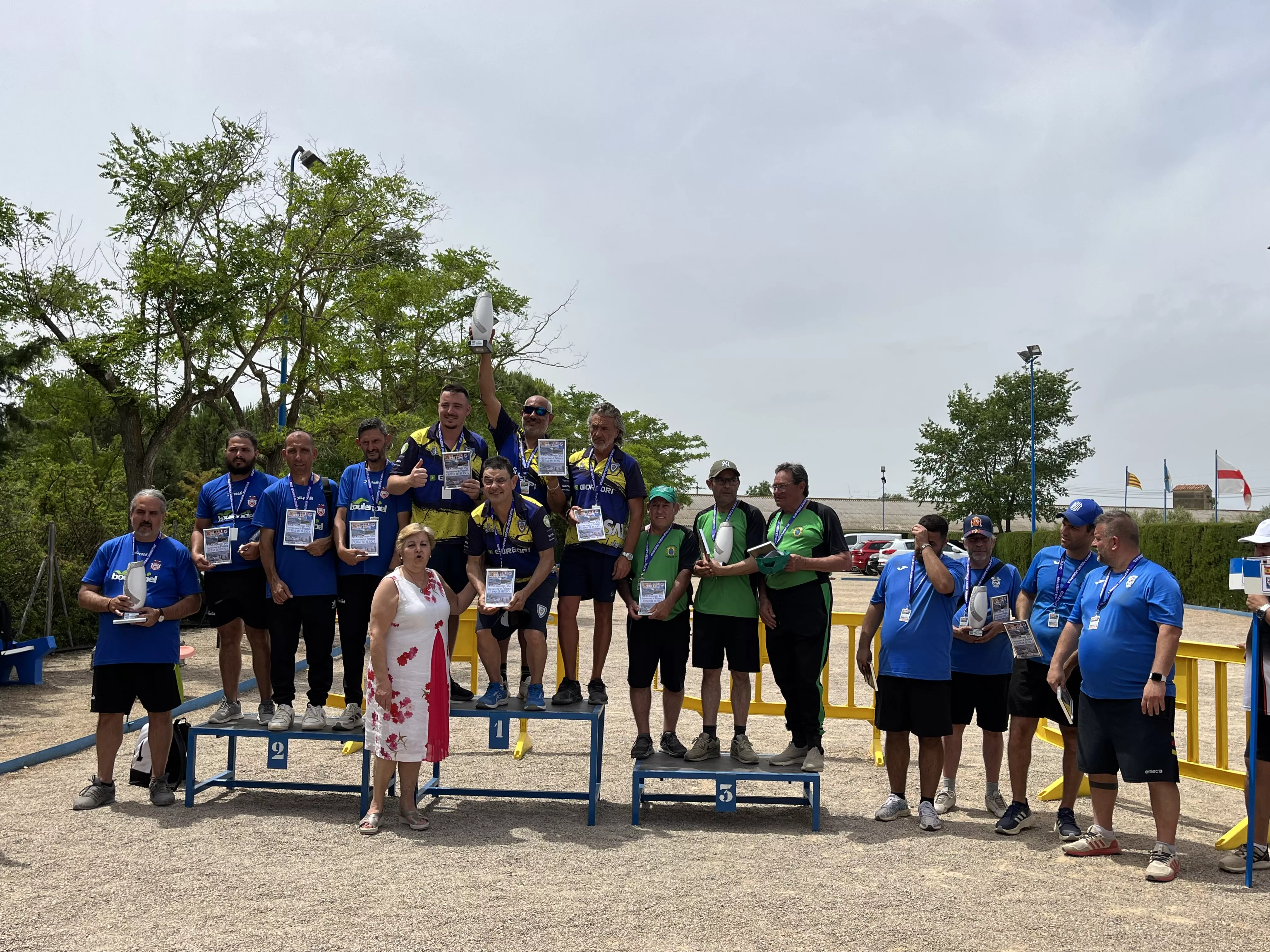 Pódium masculino Ciudad de Huesca. Foto: Adri Mora