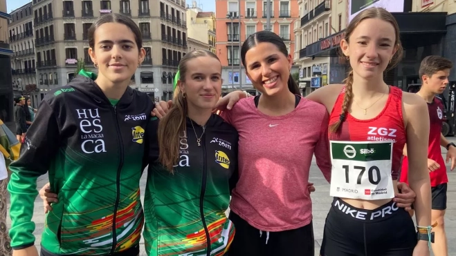 Eva Rico con Greta Jarne, Verónica Vidal y Emma Berdiel Eva Rico con Greta Jarne, Verónica Vidal y Emma Berdiel