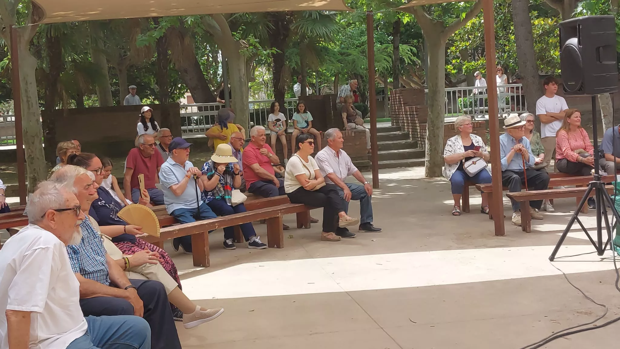 Roldán del Altoaragón en el Parque Miguel Servet