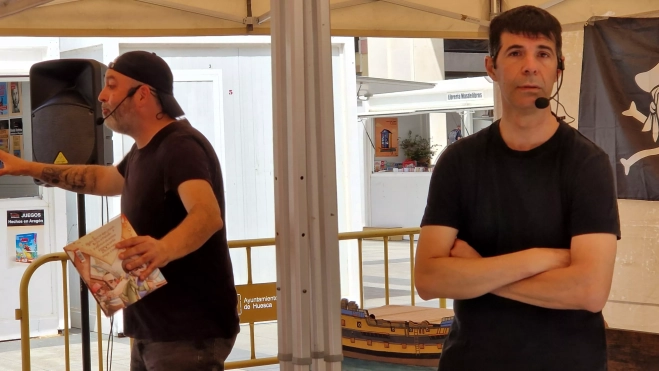 “El último abordaje de Morgan el invencible”, con Roberto Malo y Daniel Tejero. Foto Myriam Martínez “El último abordaje de Morgan el invencible”, con Roberto Malo y Daniel Tejero. Foto Myriam Martínez