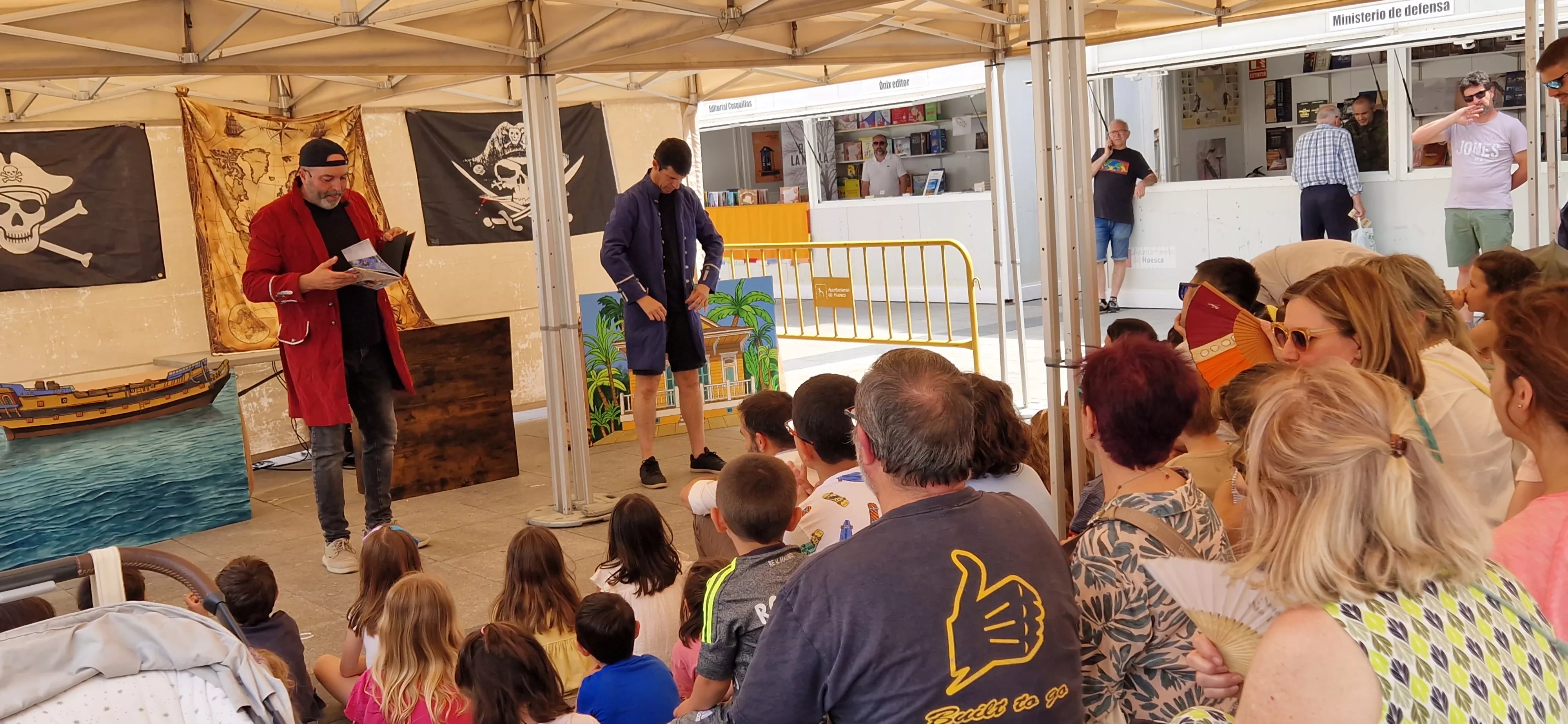 “El último abordaje de Morgan el invencible”, con Roberto Malo y Daniel Tejero. Foto Myriam Martínez