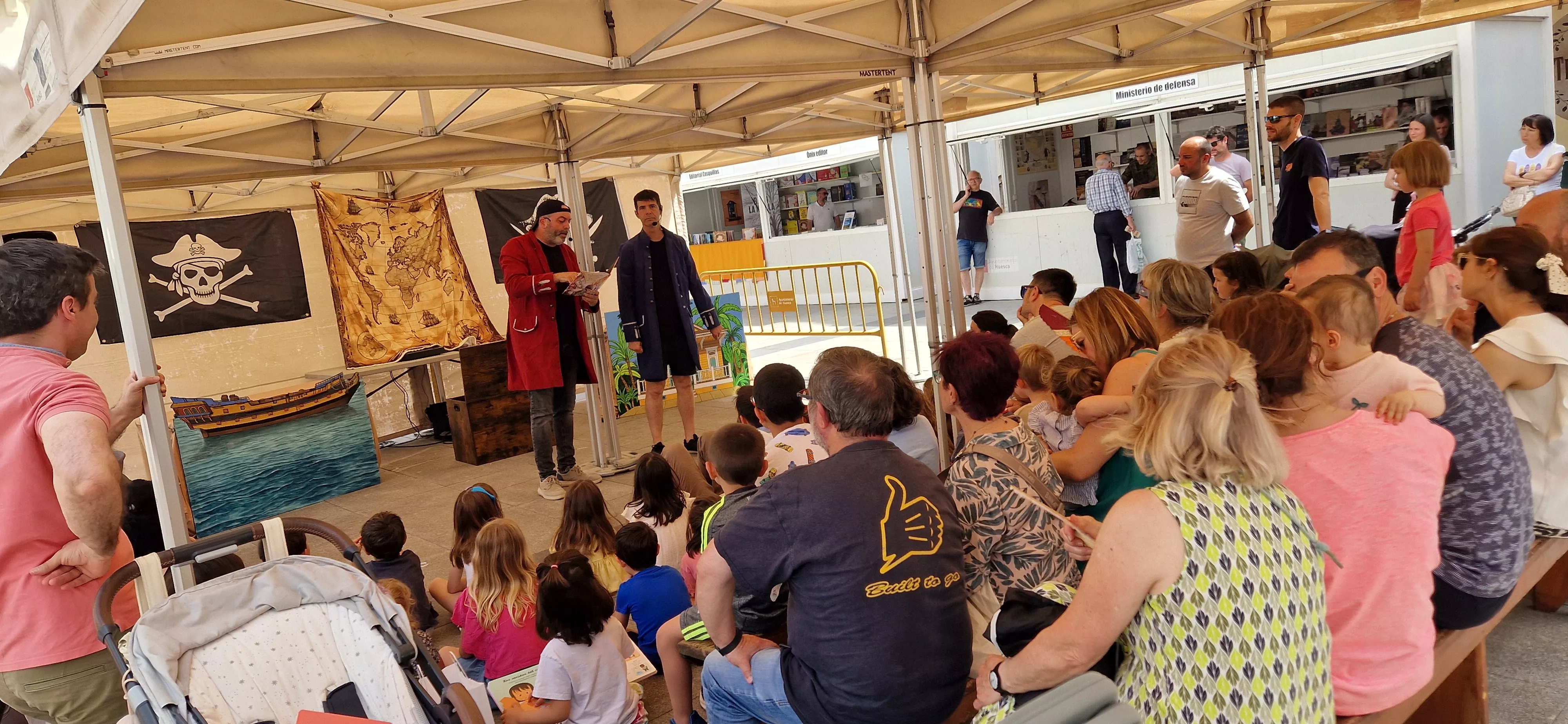 “El último abordaje de Morgan el invencible”, con Roberto Malo y Daniel Tejero. Foto Myriam Martínez