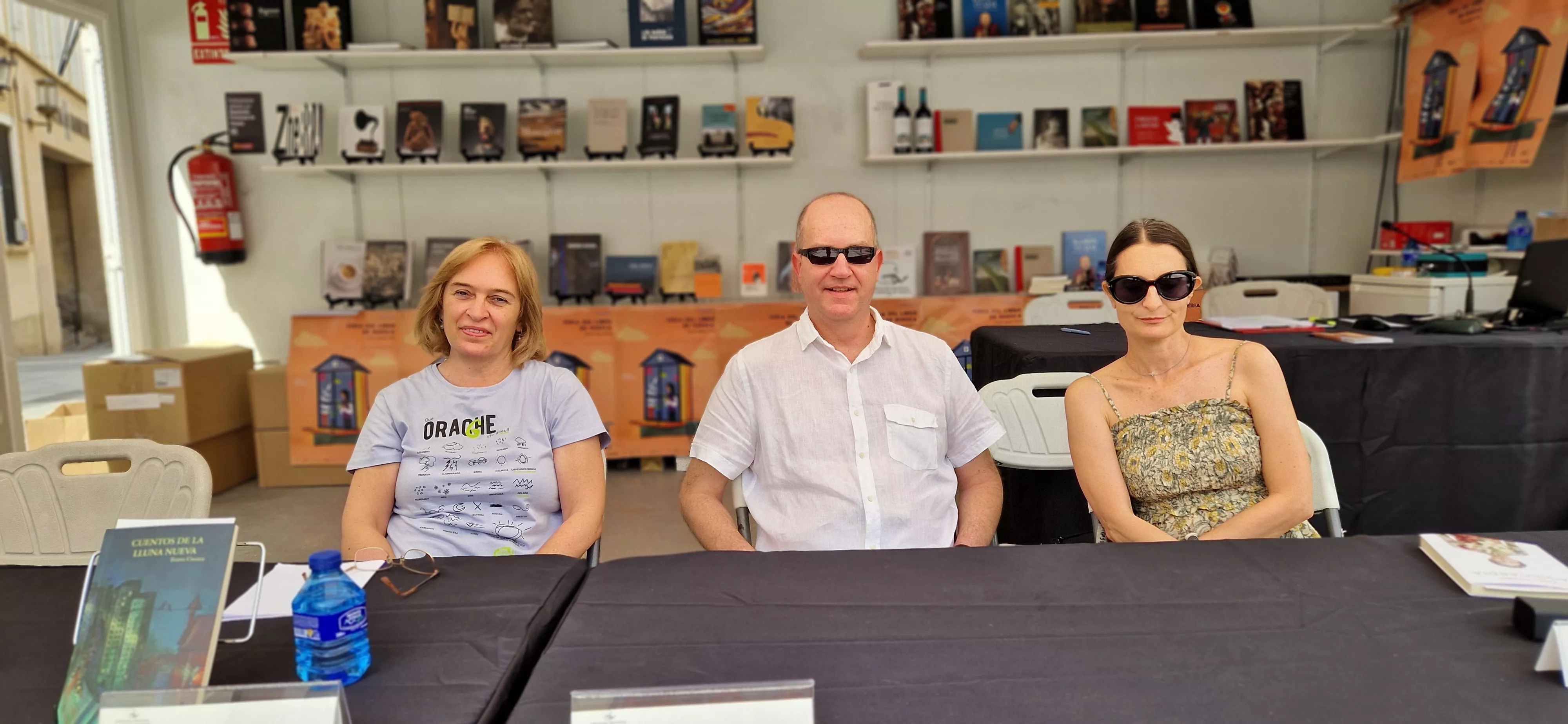 Elena Chazal, Juan Carlos Marco y Teresa Álvarez. Foto Myriam Martínez