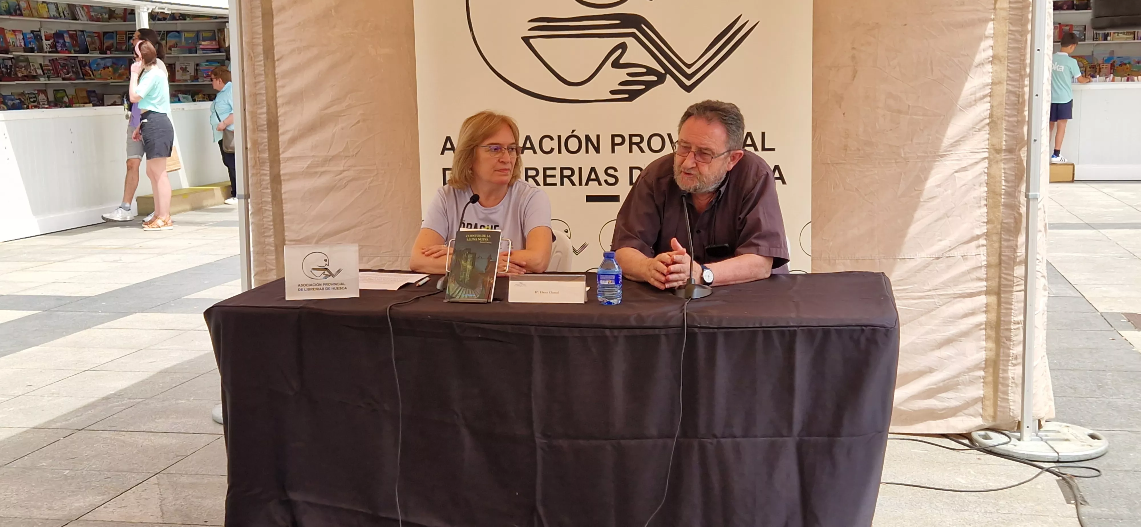 Elena Chazal y Chusé Aragüés. Foto Myriam Martínez