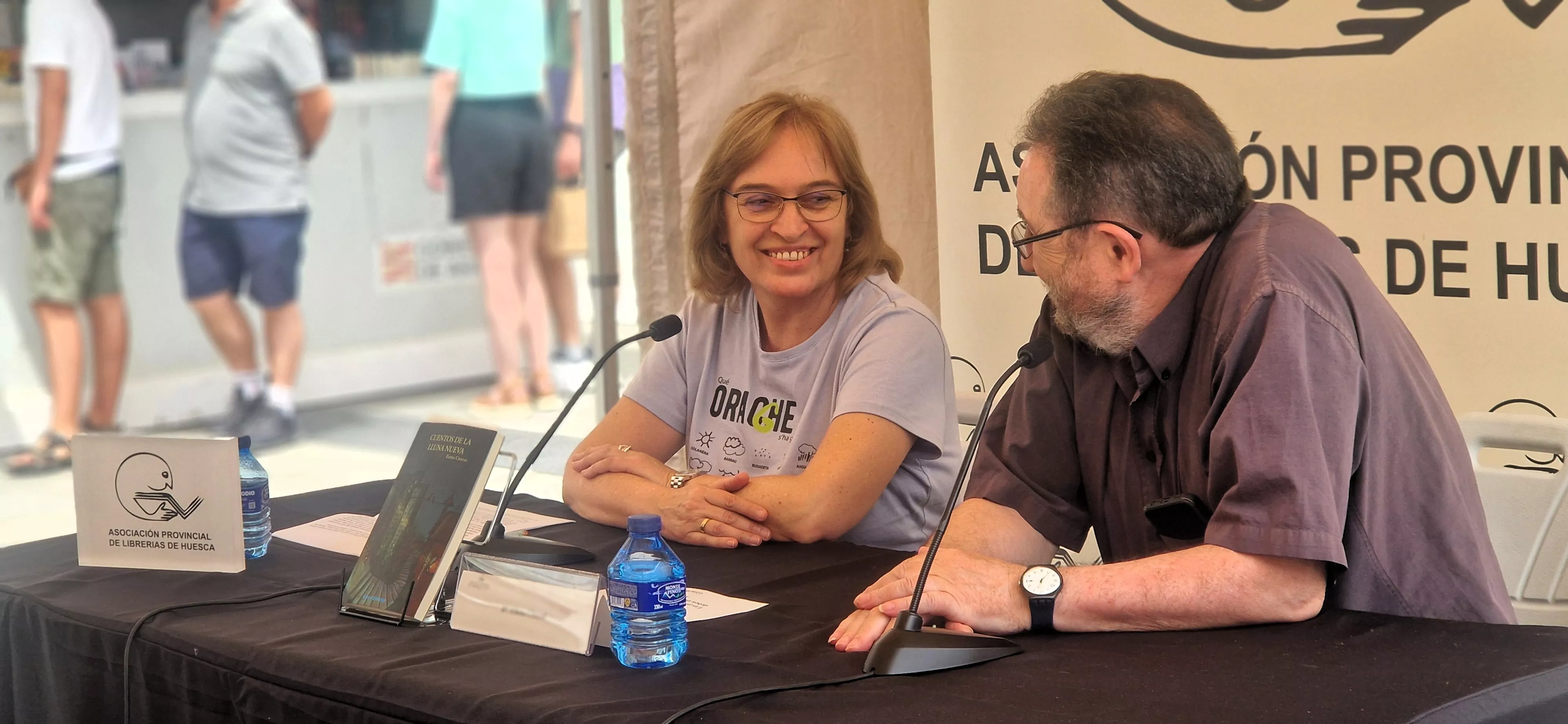Elena Chazal y Chusé Aragüés. Foto Myriam Martínez