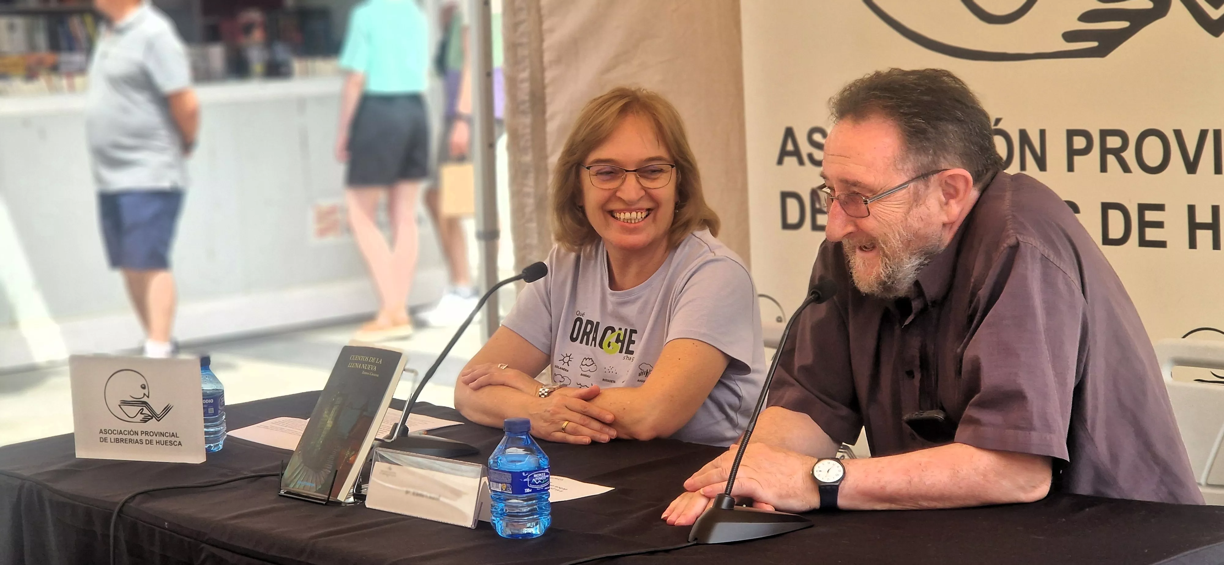 Elena Chazal y Chusé Aragüés. Foto Myriam Martínez