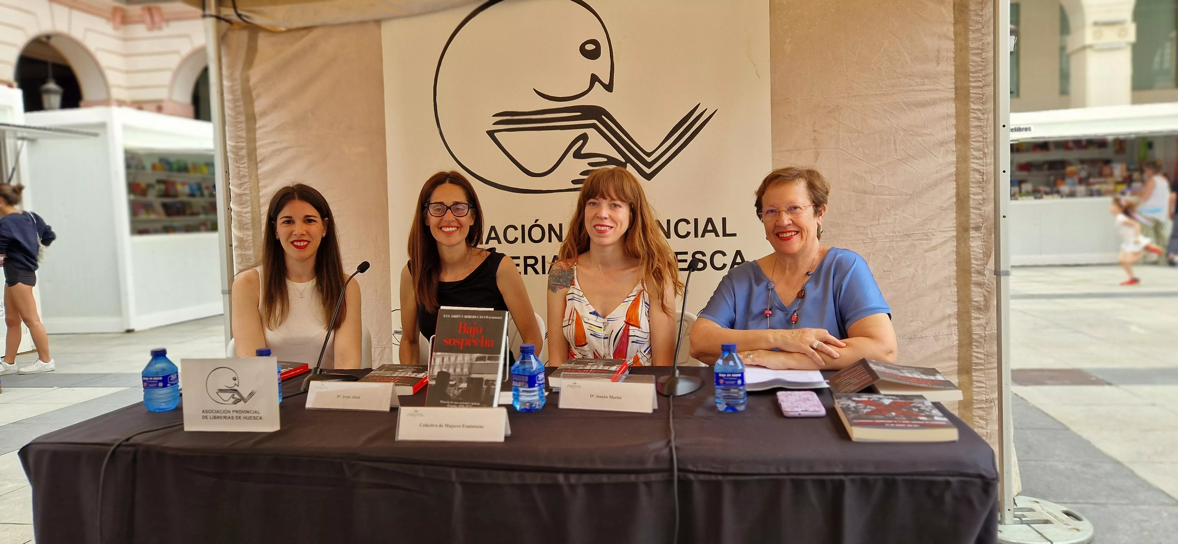Ana Asion, Irene Abad, Sescún Marías y Charo Ochoa. Foto Myriam Martínez