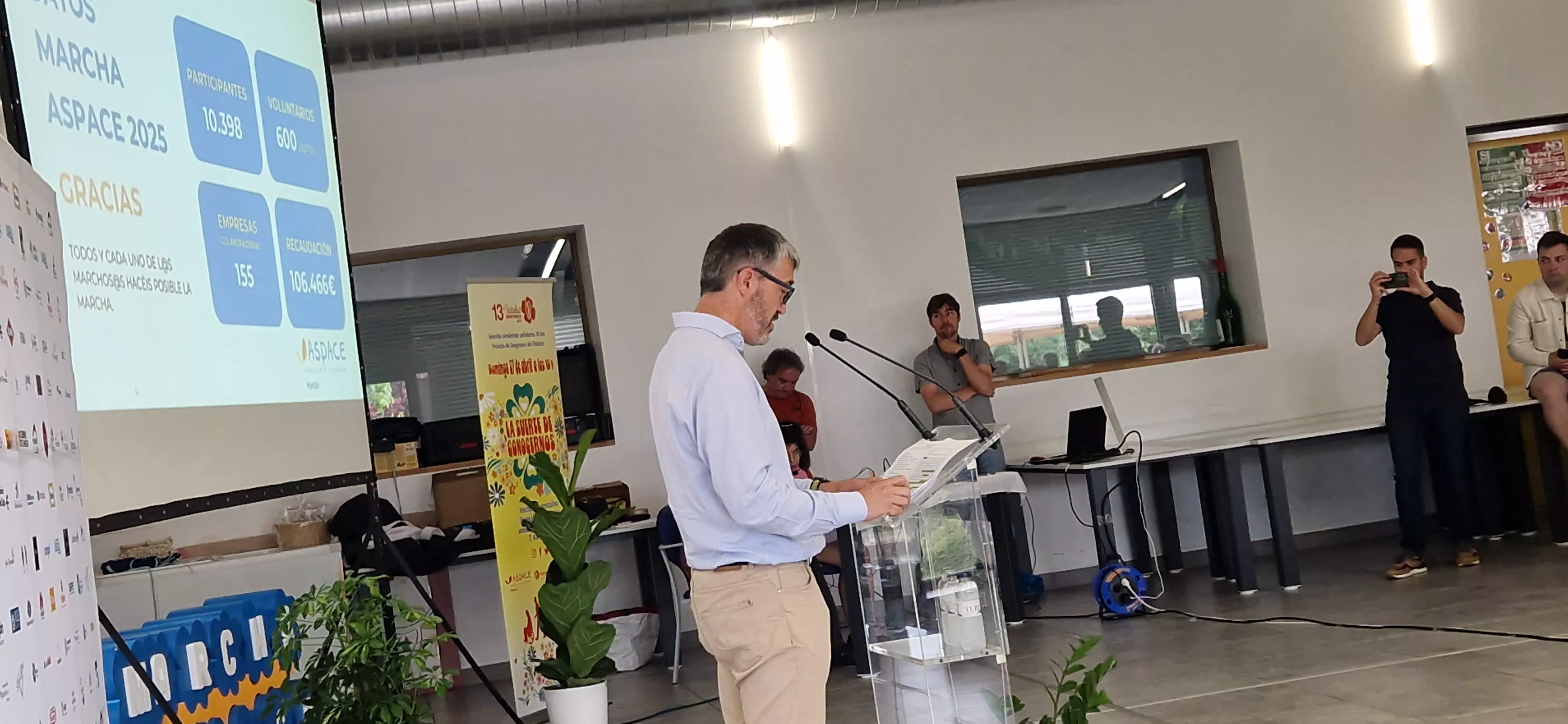 Almuerzo de agradecimiento por la 13º Marcha Aspace Huesca. Foto Myriam Martínez 